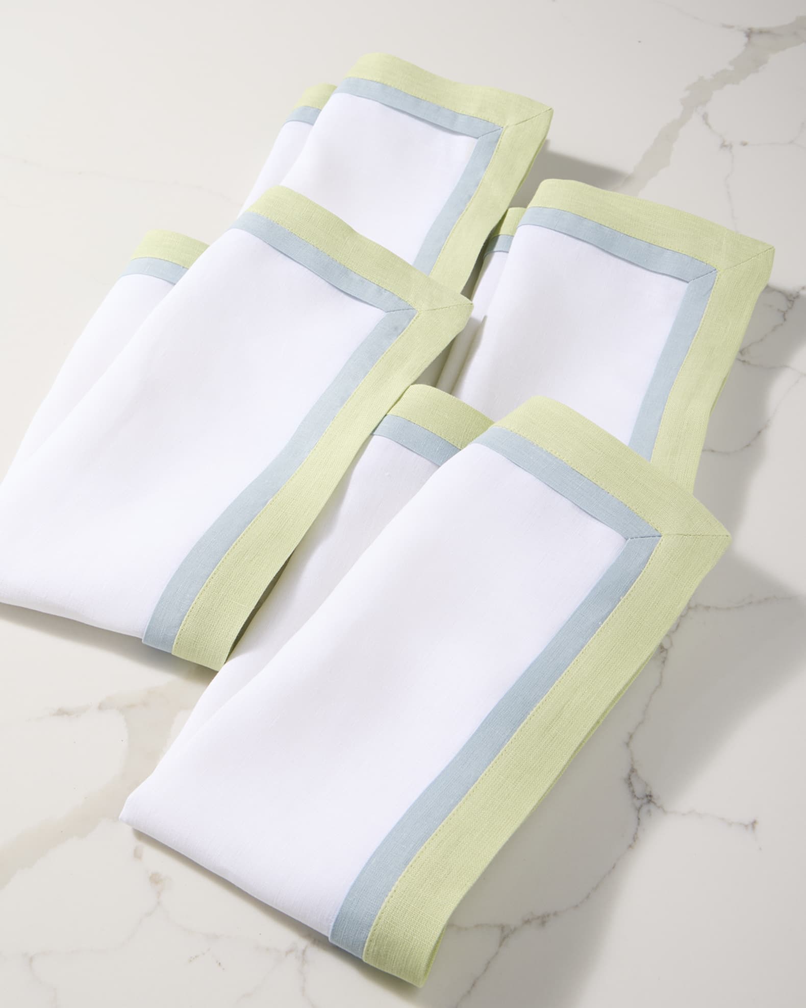 Deborah Rhodes Tailored Border Napkin - Thumbnail 3