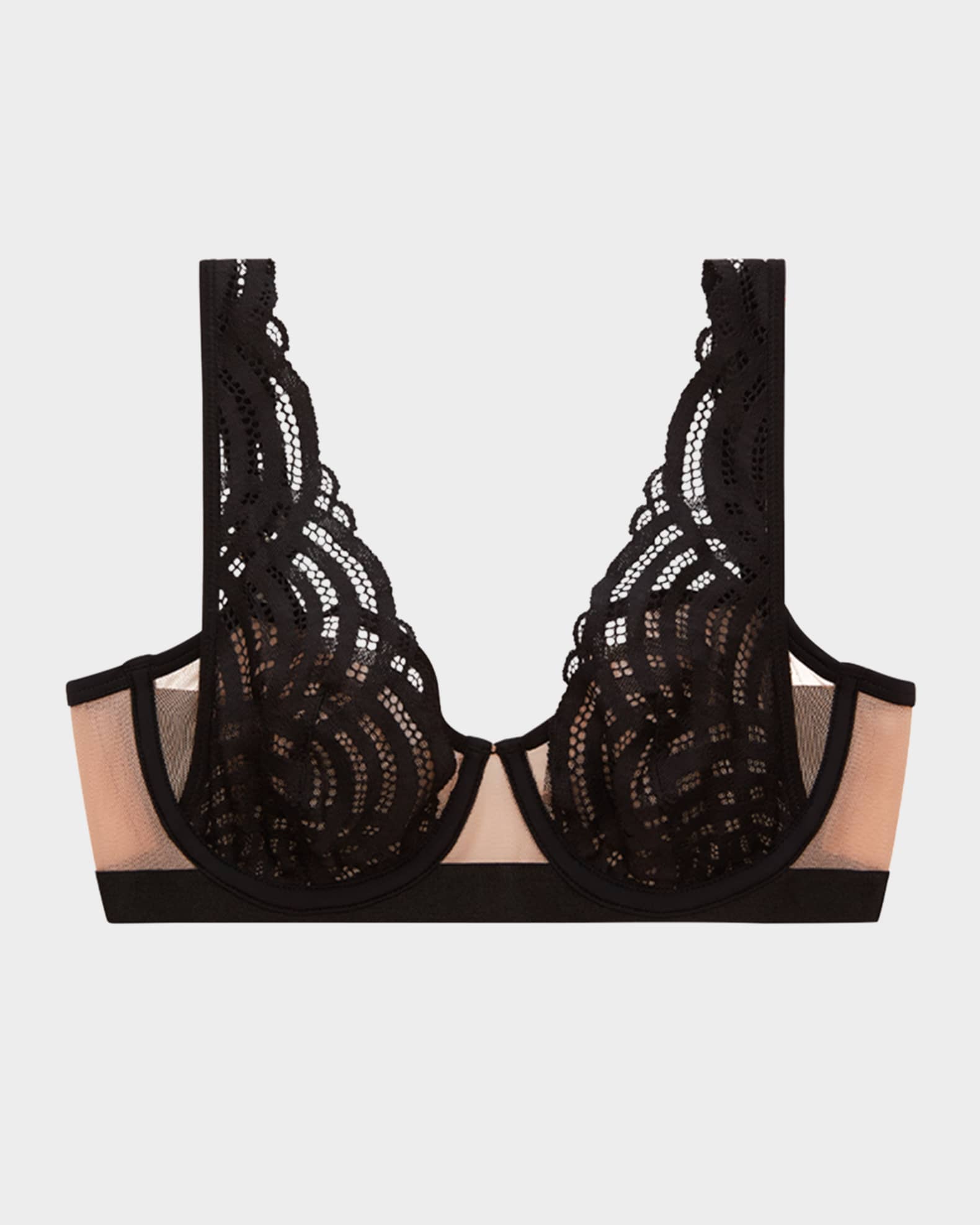 Deco Lace Unlined Bra 0