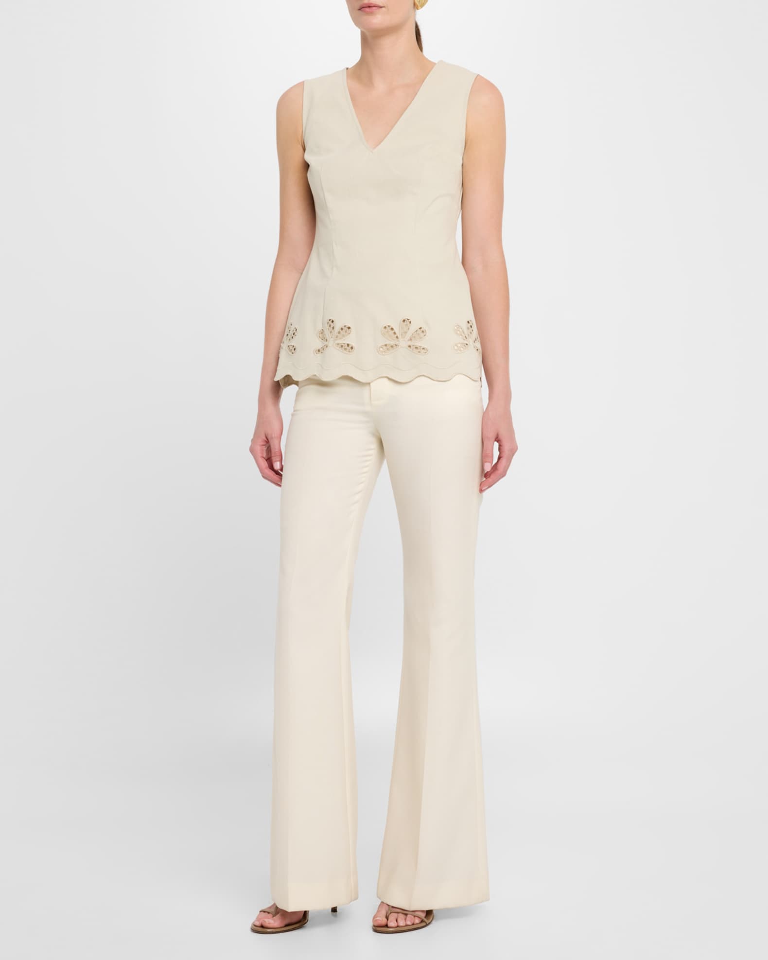Gigi Embroidered Sleeveless Top 1