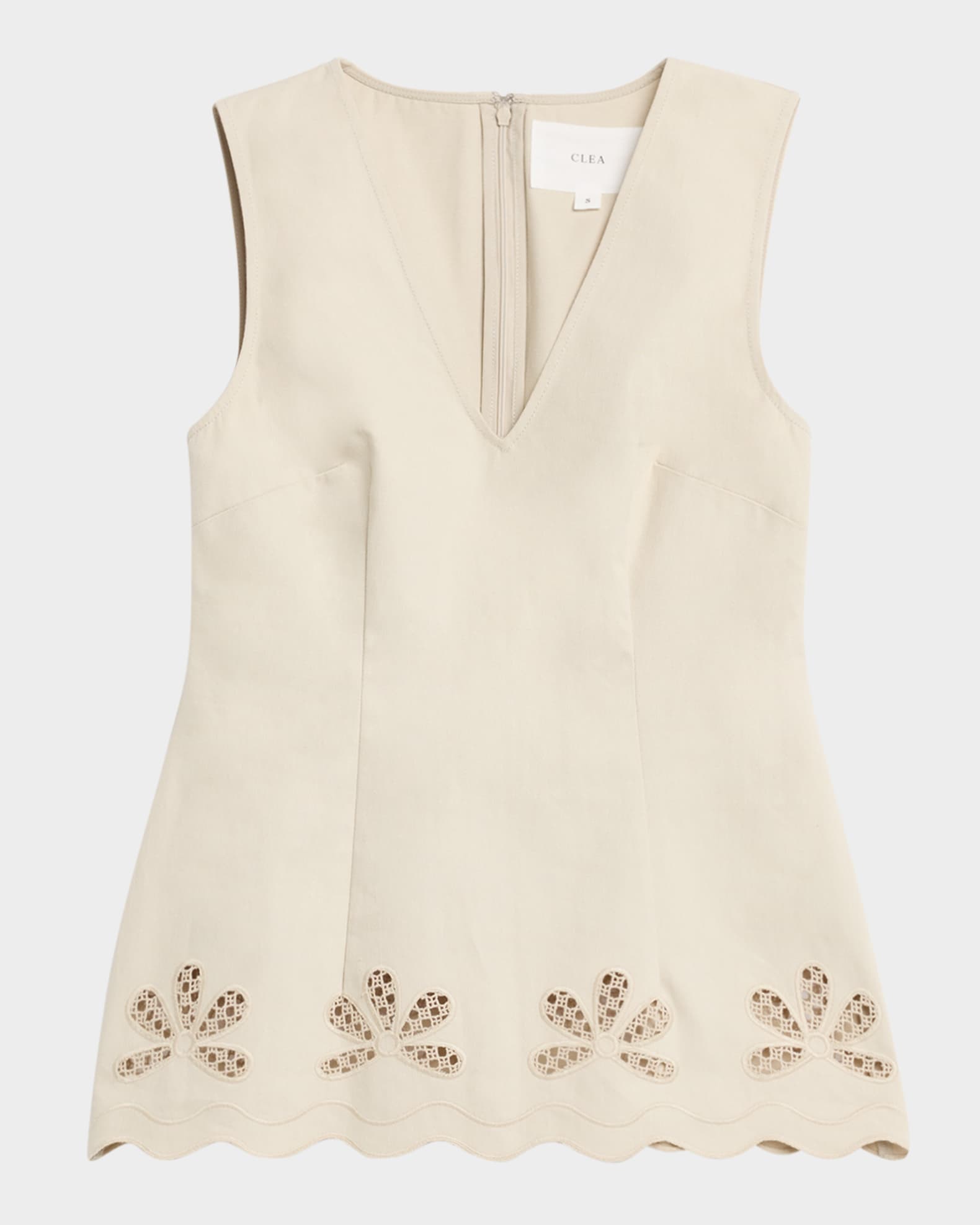Gigi Embroidered Sleeveless Top 0