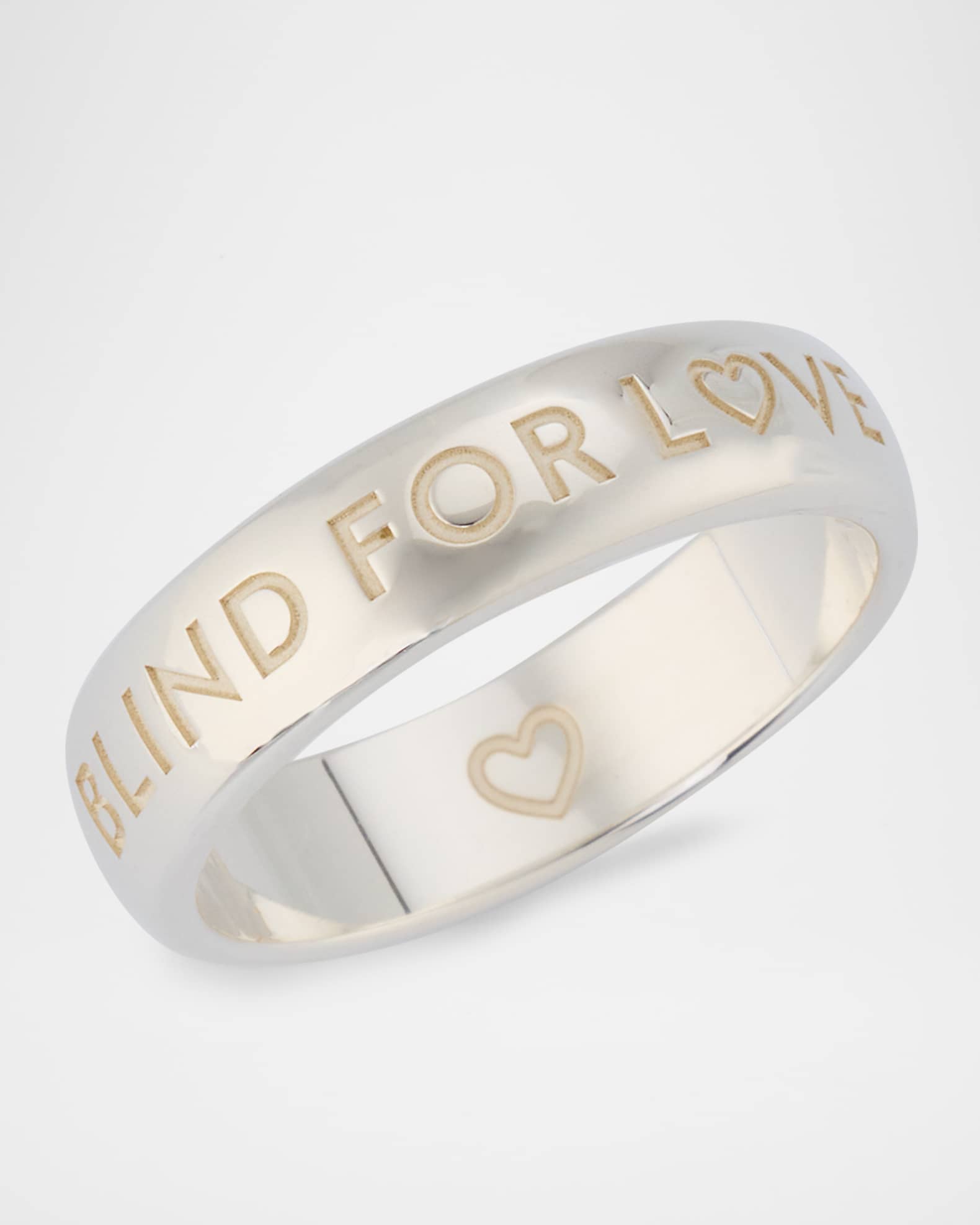 【ユーズド品】GUCCI　Blind For Love Ring　＊637 GUCCI Blind For Love Sterling Silver Ring | Holt Renfrew