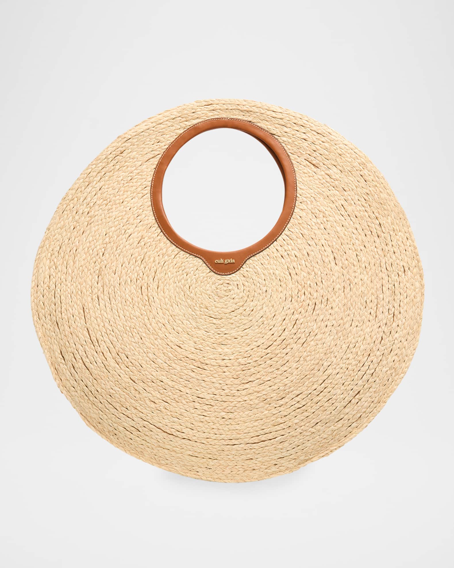 Amun Oversized Raffia Shoulder Bag 0
