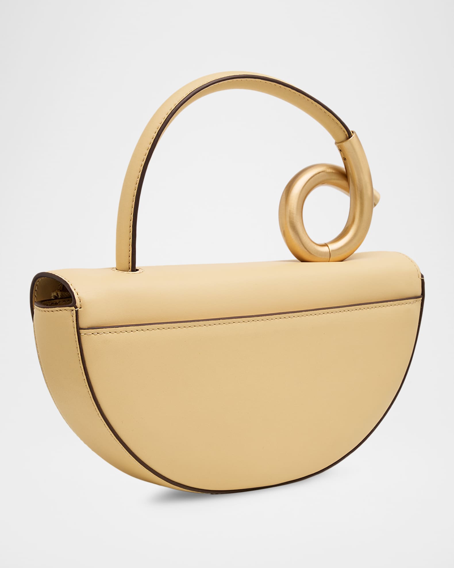 Cult Gaia Azariah Coil Leather Top-Handle Bag | Neiman Marcus