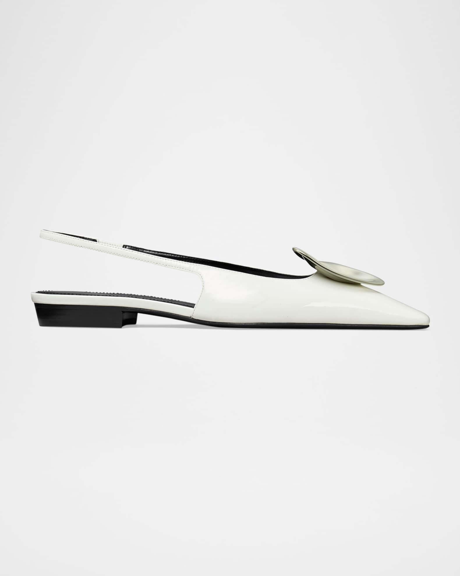 Patos Leather Slingback Ballerina Flats 0