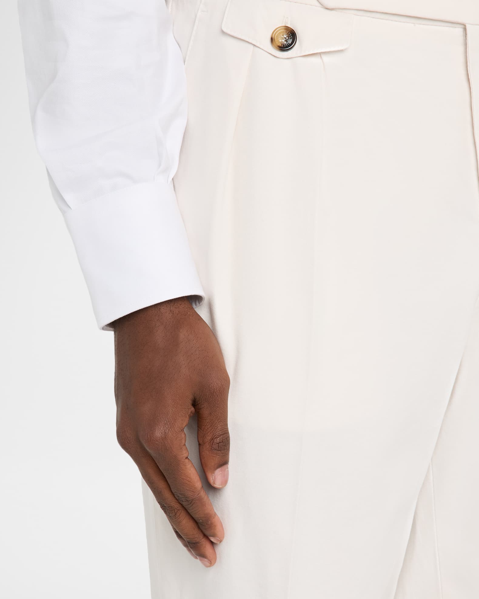 【関税＆送料込み】Brunello Cucinelli Pleat Pants BRUNELLO CUCINELLI | Pleated Cotton Gabardine Pants | Men