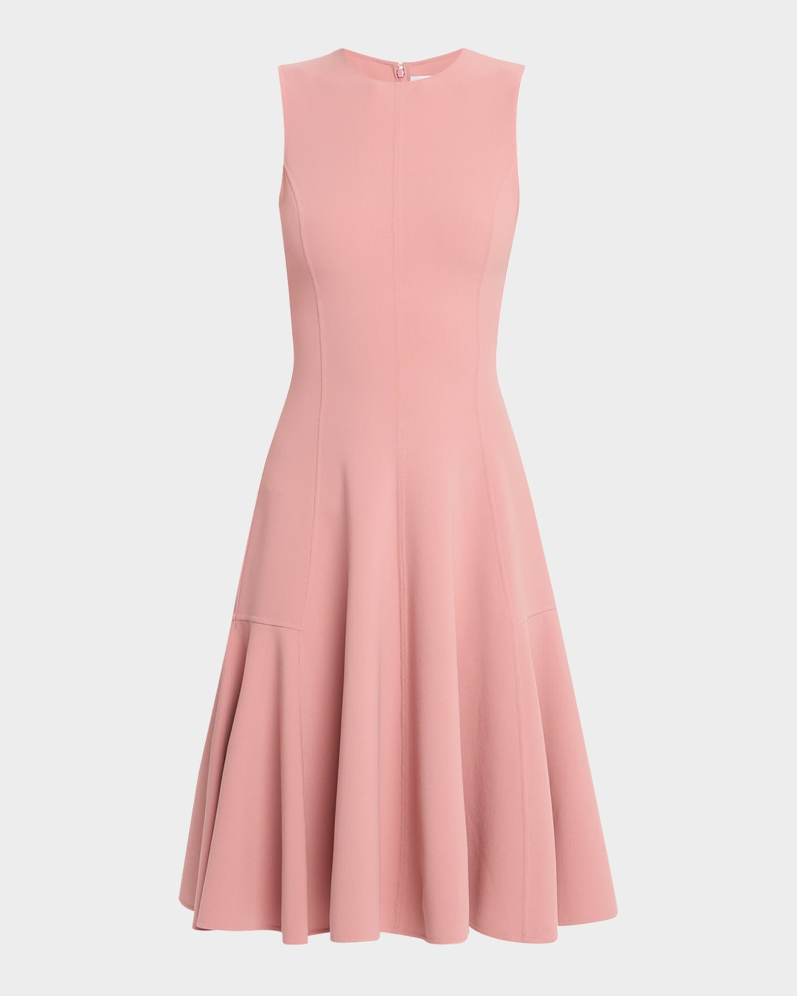 Michael Kors Collection Sleeveless Wool Crepe Flare Dress Neiman