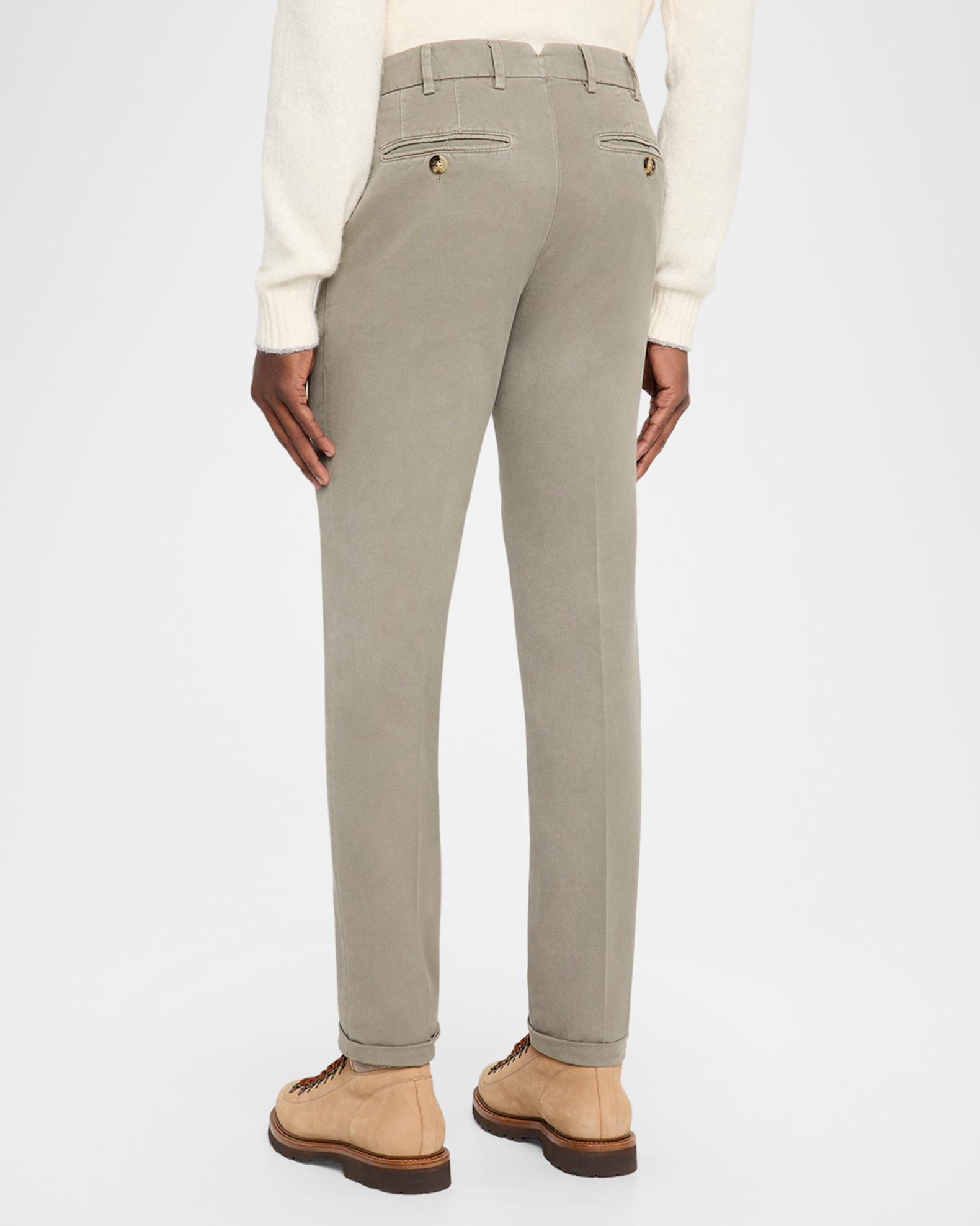 Brunello Cucinelli Men's Modern Fit Flat-Front Pants | Neiman Marcus