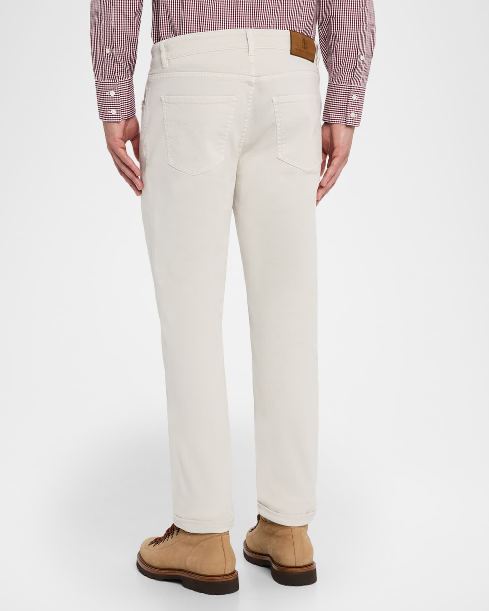 パンツ BRUNELLO CUCINELLI Cotton 5-pocket trousers Brunello Cucinelli Men's Traditional-Fit Denim Five-Pocket