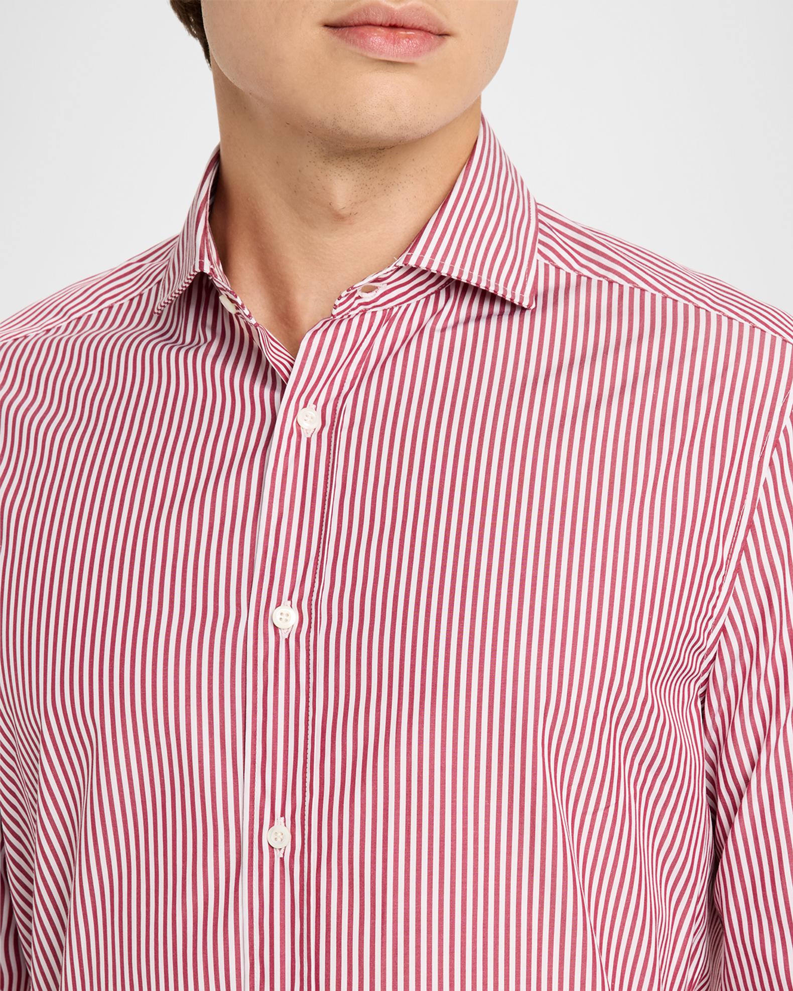 Brunello Cucinelli Men's Narrow Striped Long-Sleeve Shirt | Neiman