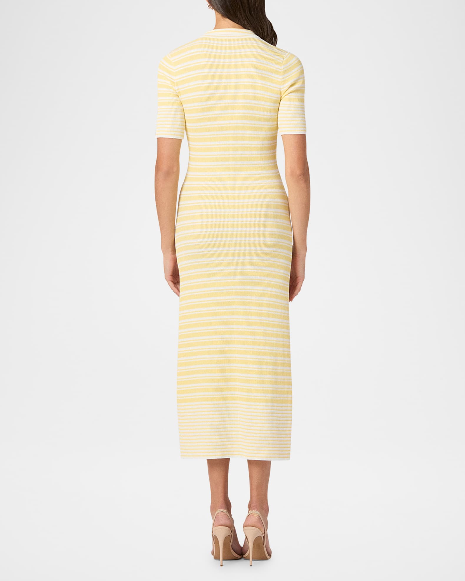 Winter Clothes Mr Price Ladies Clothing Online Shoshanna Sawyer Striped Rib- Knit Midi Dress Neiman Marcus