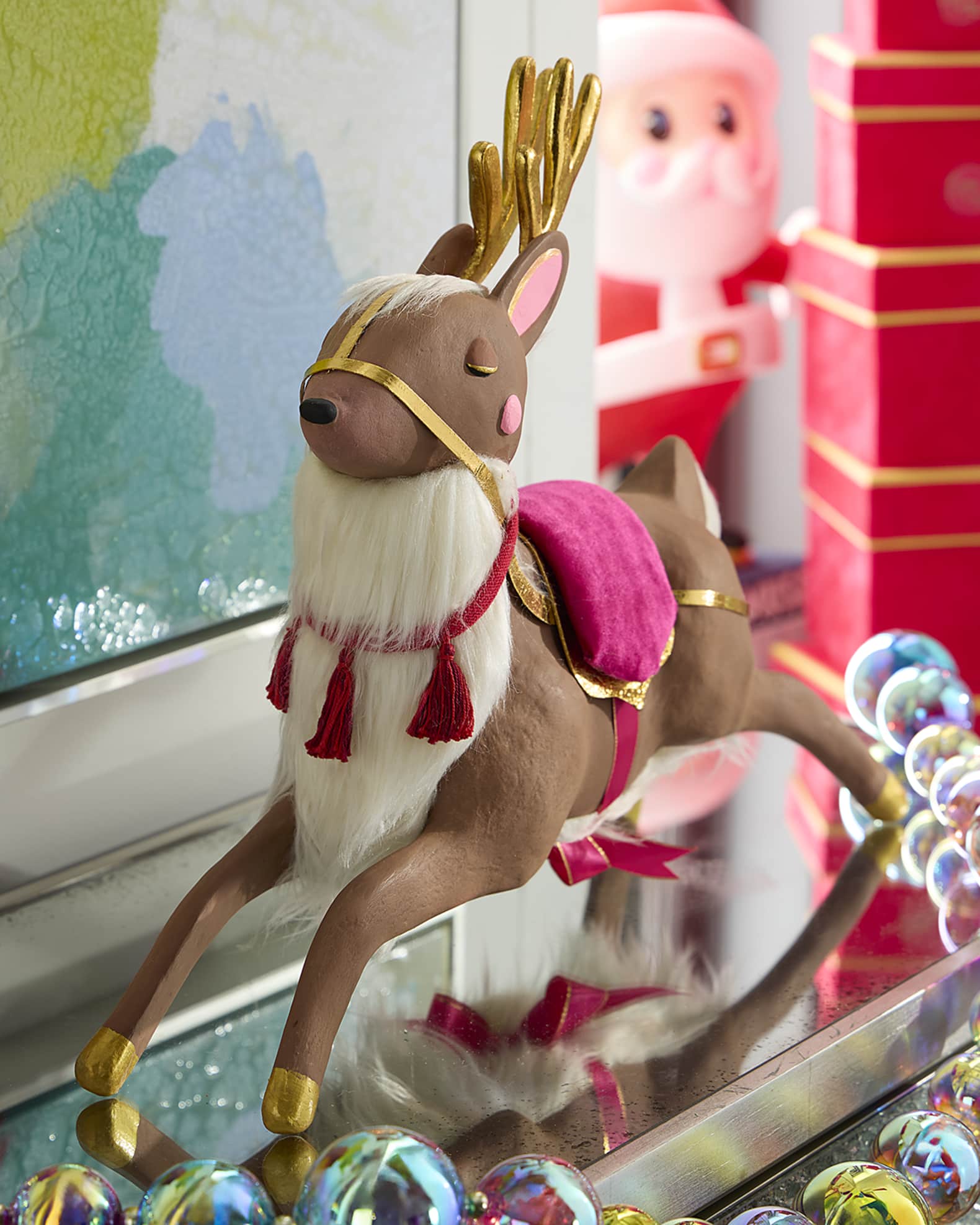 Glitterville Here We Come a Waffling Beba Christmas Ornament