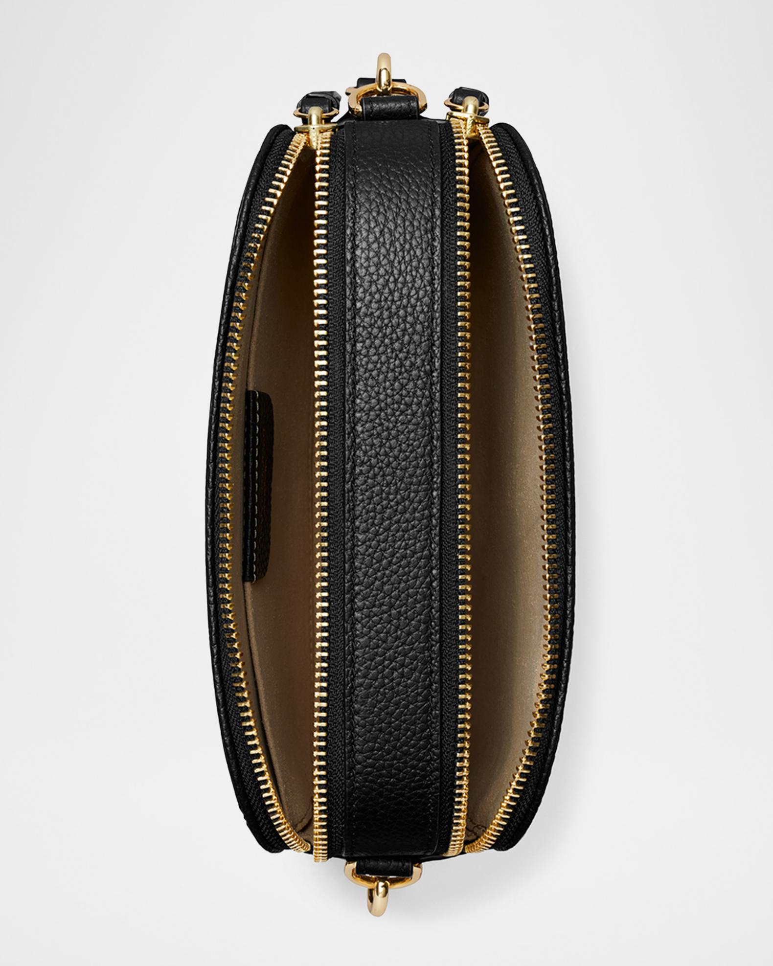 Tory Burch Miller Mini Zip Leather Crossbody Bag | Neiman Marcus
