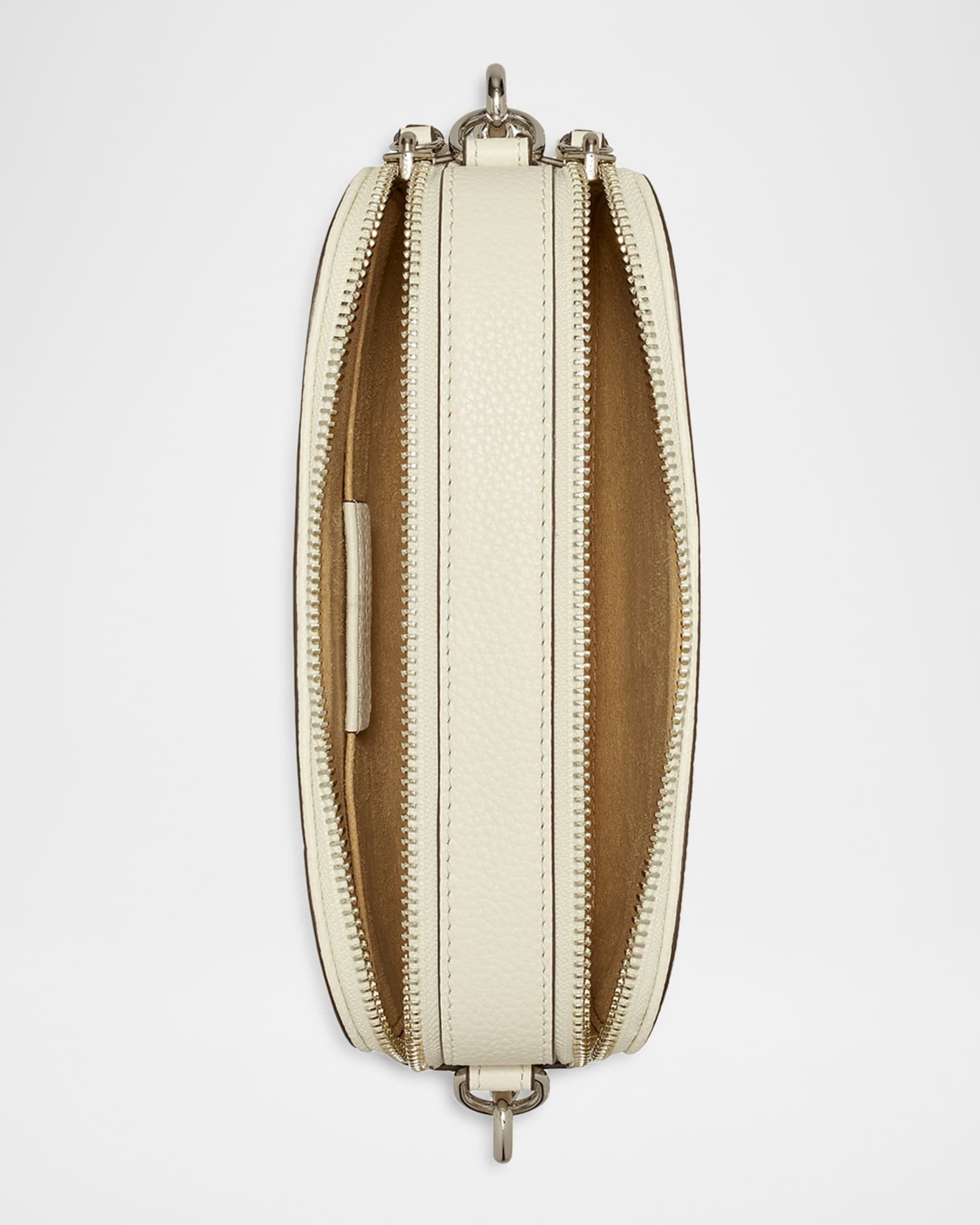 Tory Burch Miller Mini Zip Leather Crossbody Bag | Neiman Marcus