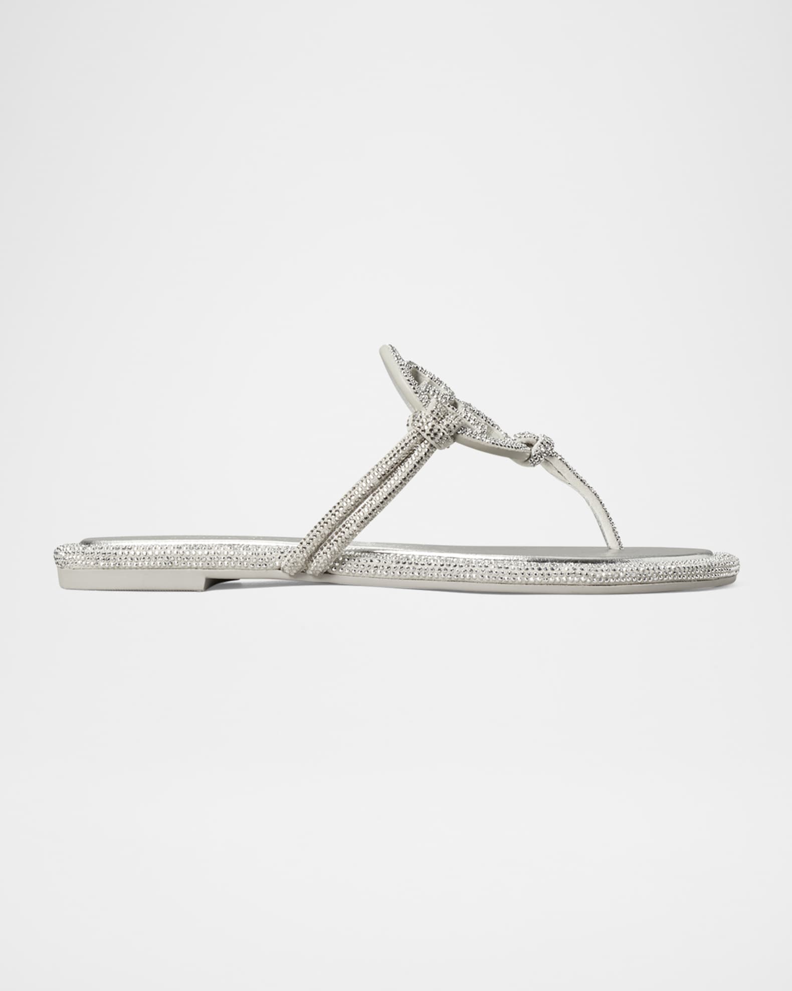 Miller Pave Leather Logo Sandals 0