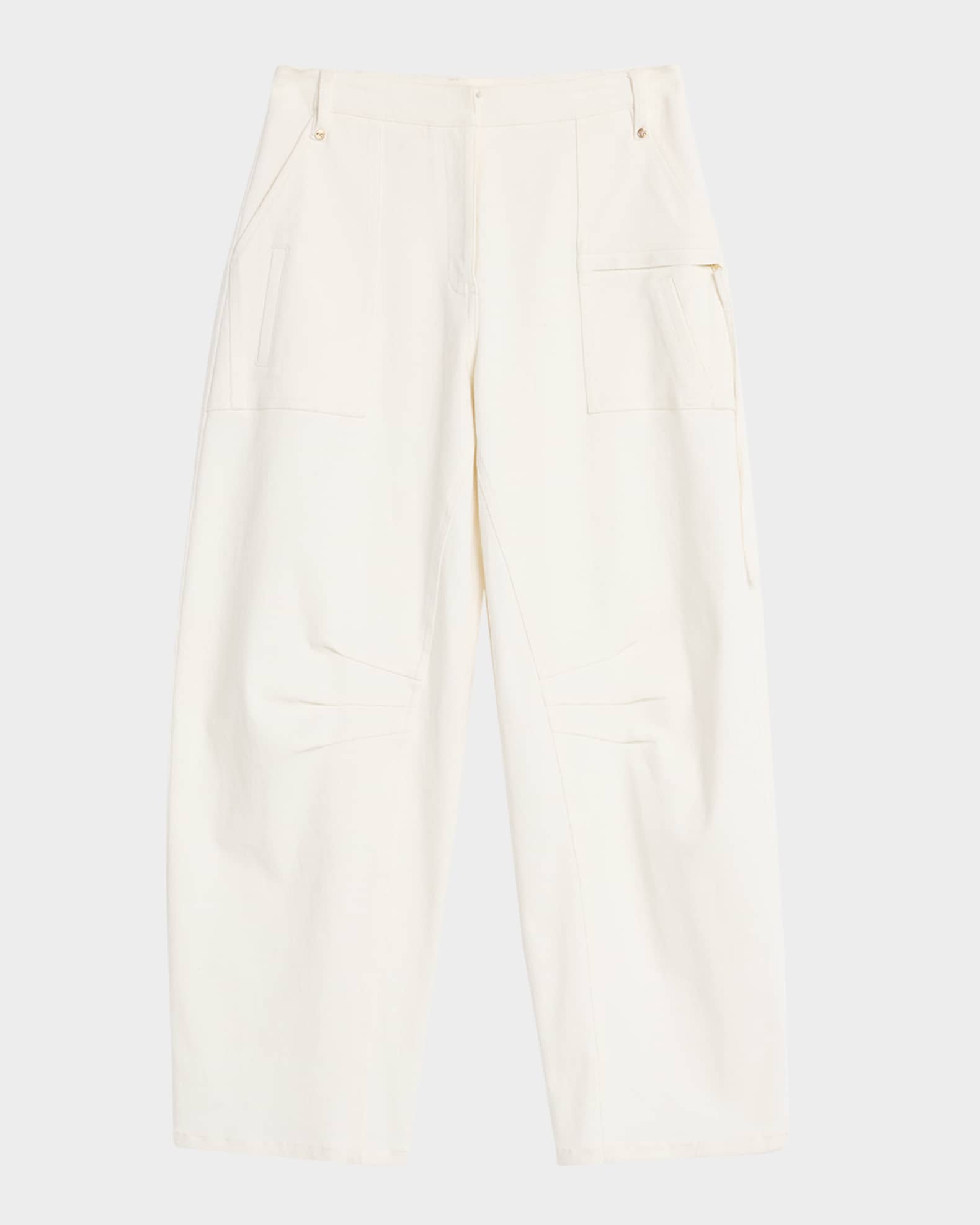 Ewa Barrel-Leg Utility Pants 0