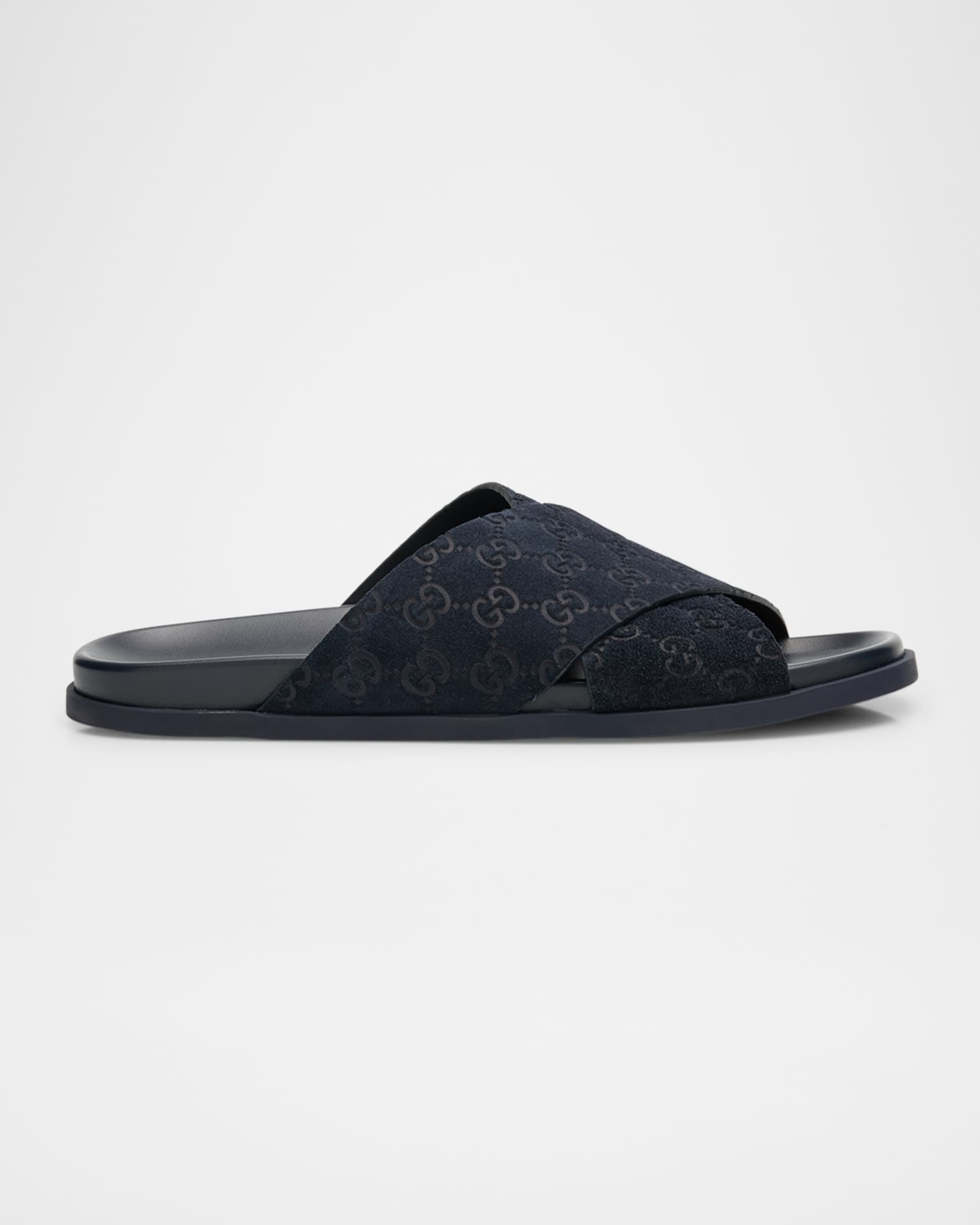 サンダル GUCCI RHEIN OPEN SANDALS Gucci Rhein Open Sandal - Suede Leather Elegance – LOZURI®