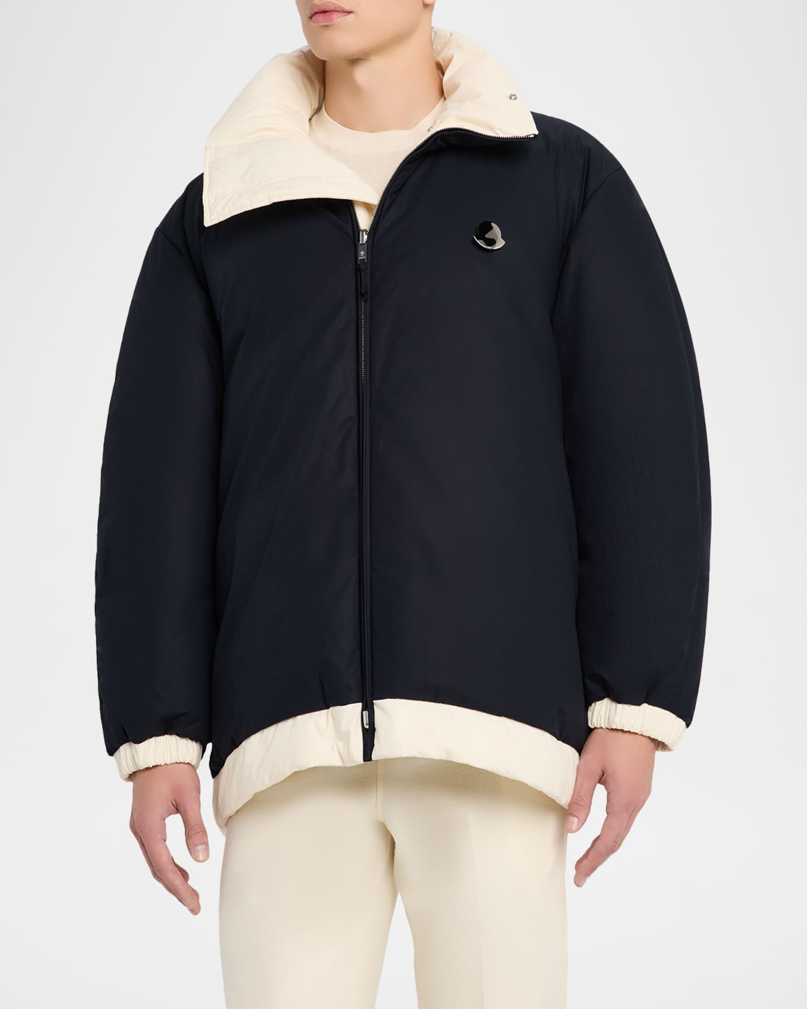 モンクレール Moncler Genius x JIL SANDER Men's Penguinone Reversible Short Down