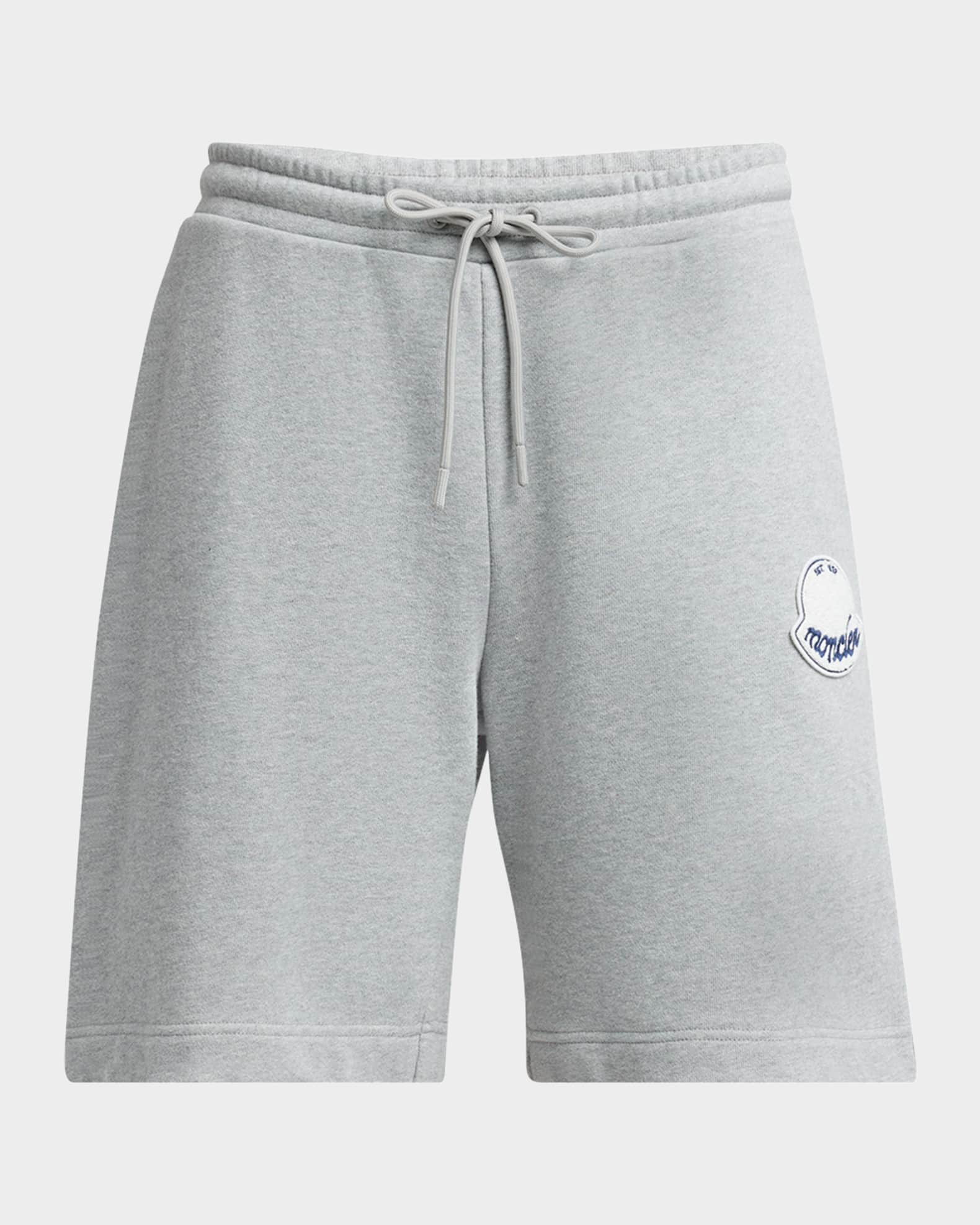 Moncler Men's Cotton Drawstring Shorts | Neiman Marcus