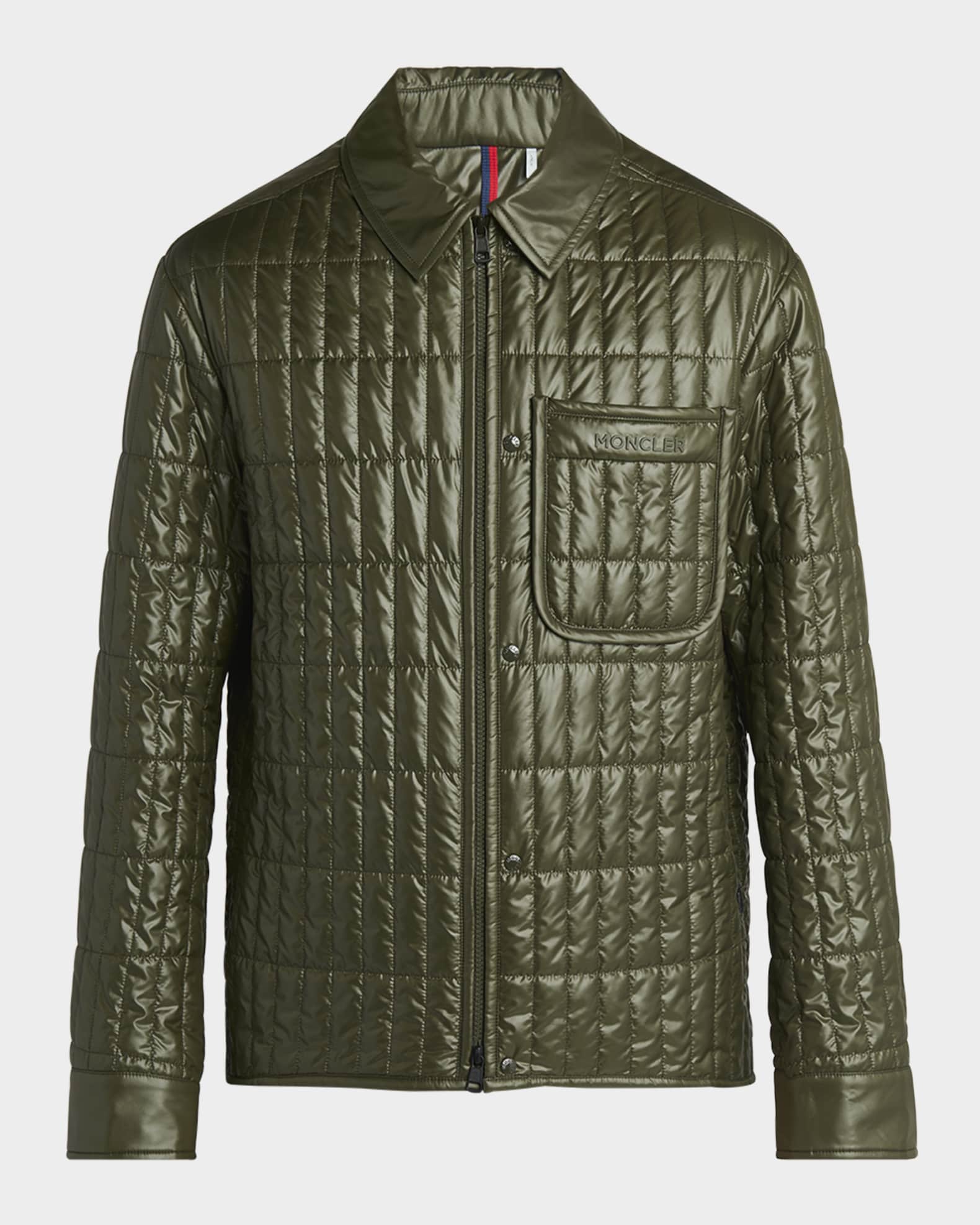 Men's Poiliot Quilted Down Shirt Jacket 0
