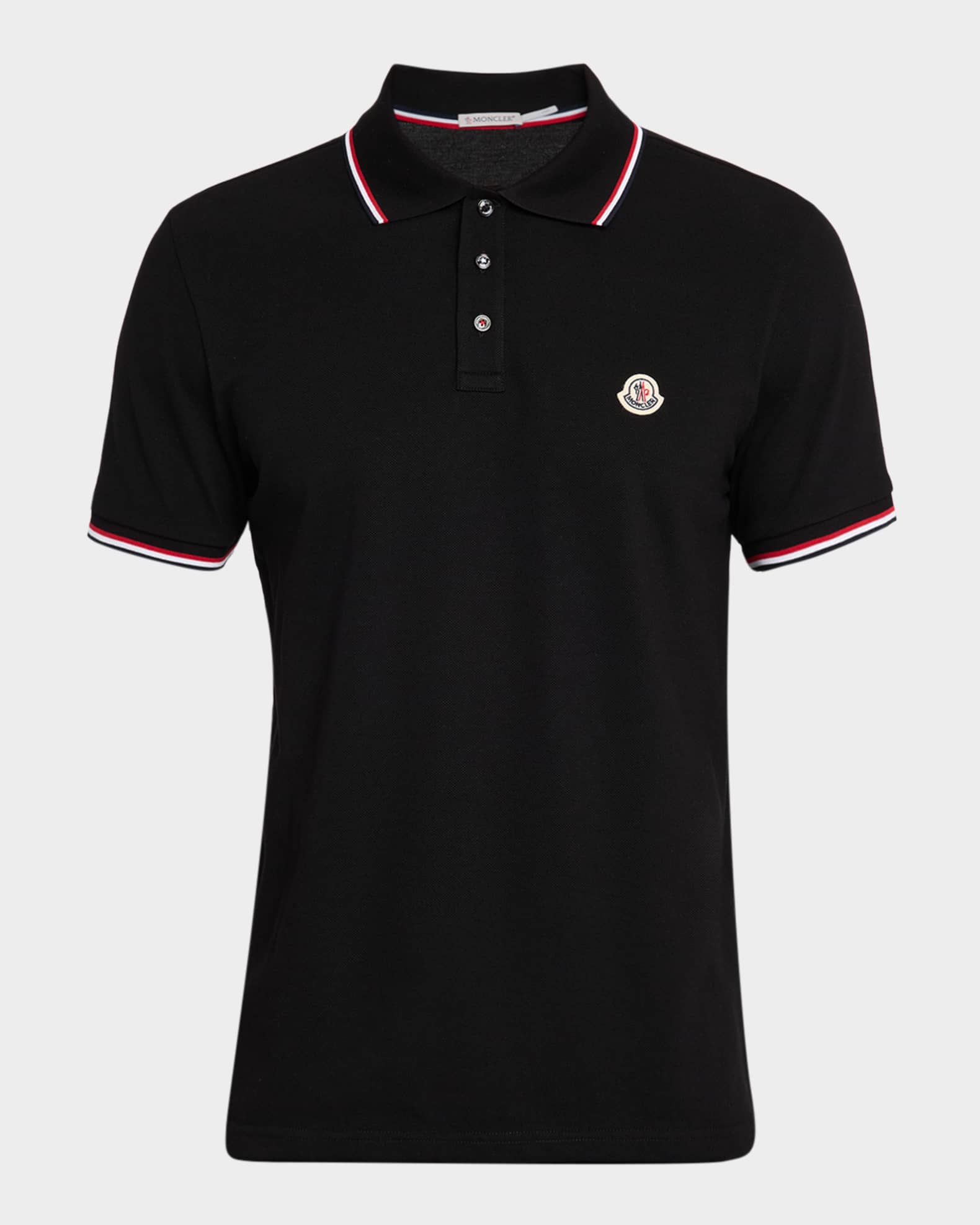 Men's Short Sleeve Polo with Contrast Sleeves 0