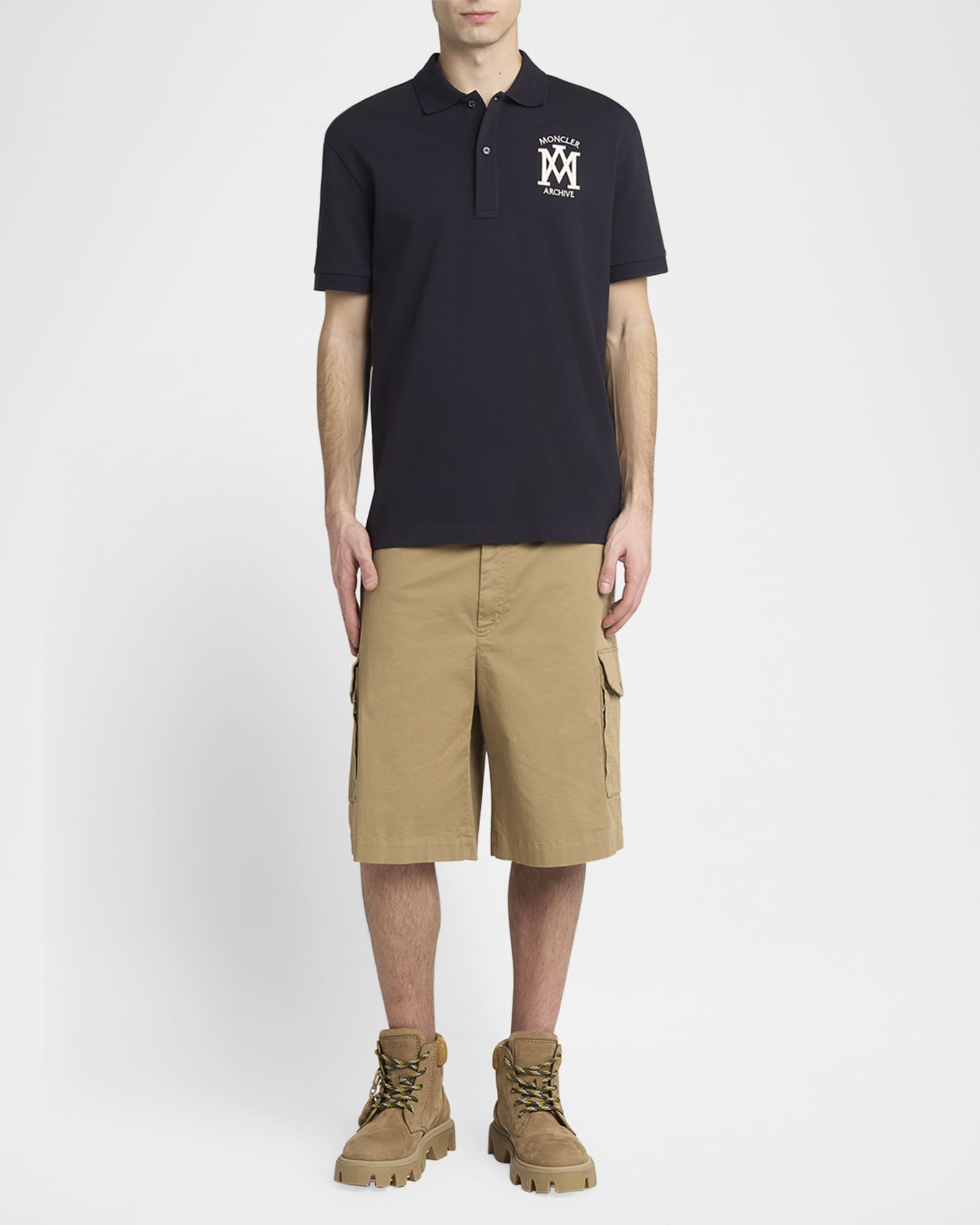 Men's Cotton Archive Logo Polo Shirt 1