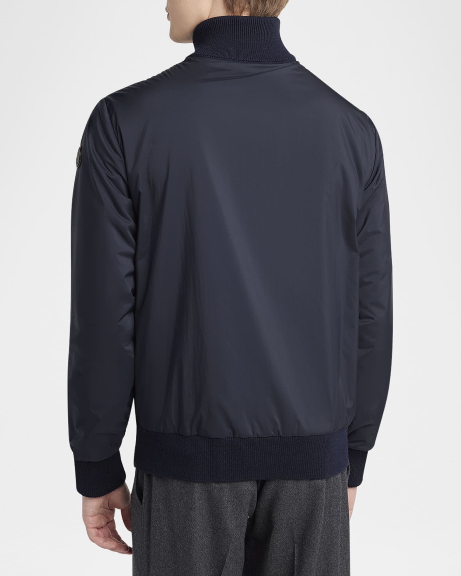 激安！特価品 Ribbed Chinon Men's Moncler Full-Zip Marcus Neiman | Jacket ラッピング・包装