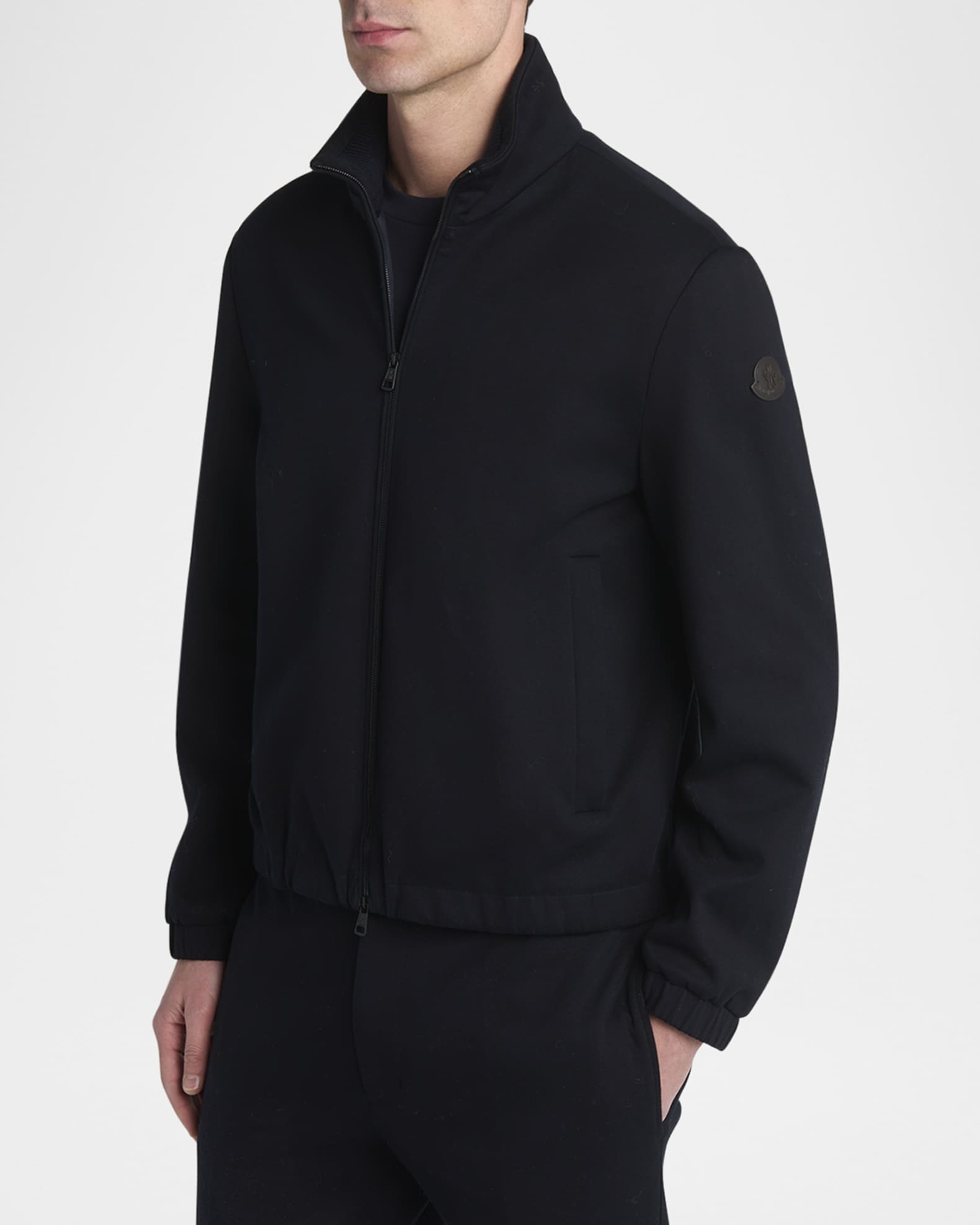 Moncler Men's Laveraet Full-Zip Jacket | Neiman Marcus