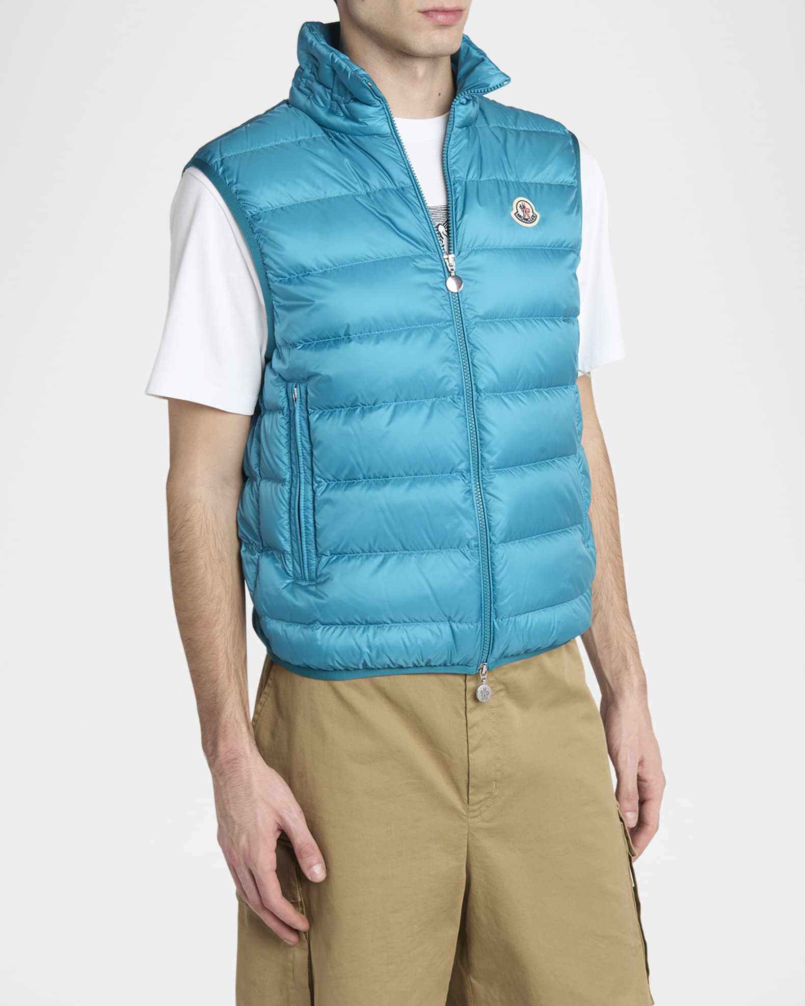 Moncler Men's Quilted Full-Zip Vest | Neiman Marcus