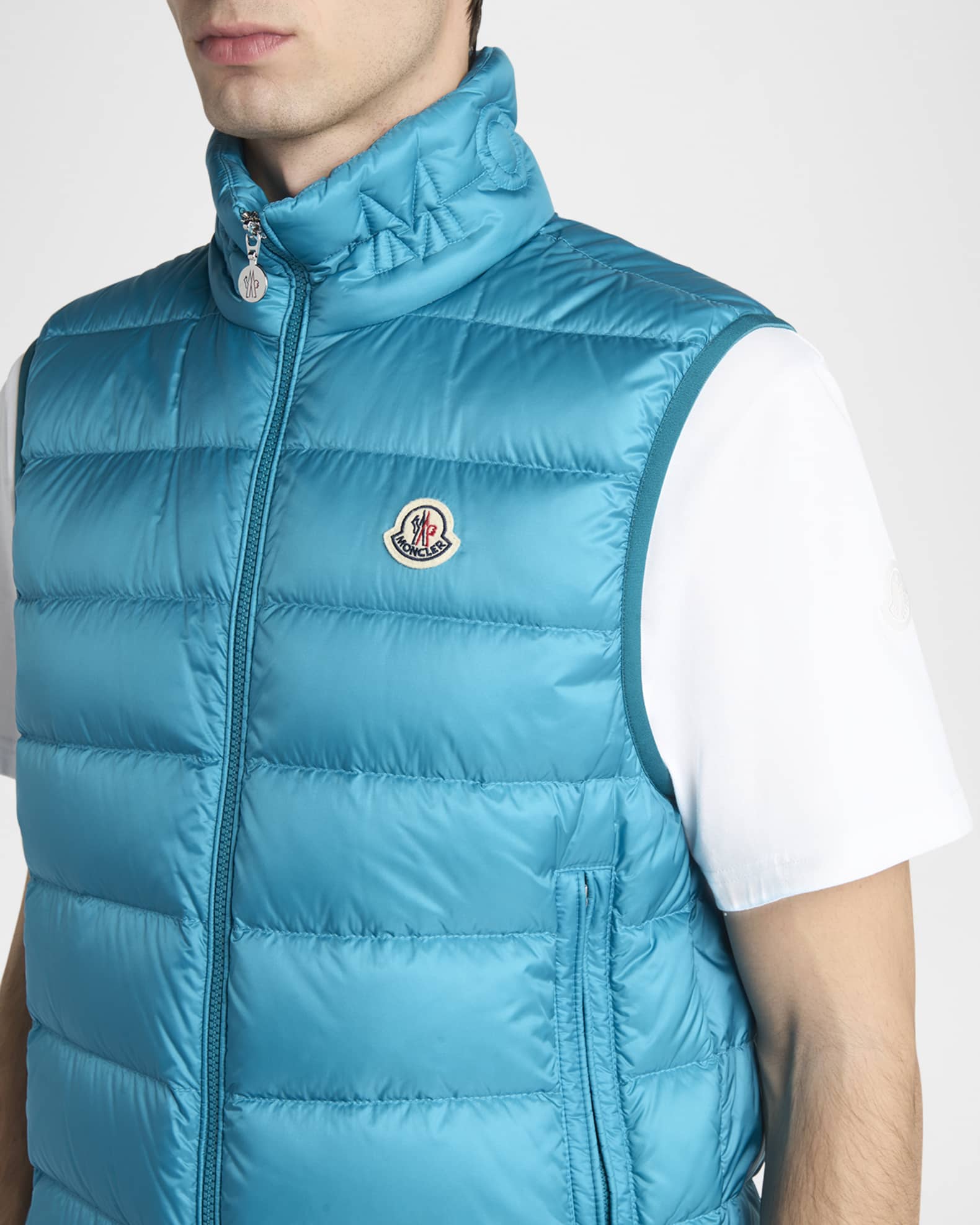 Moncler Men's Quilted Full-Zip Vest | Neiman Marcus
