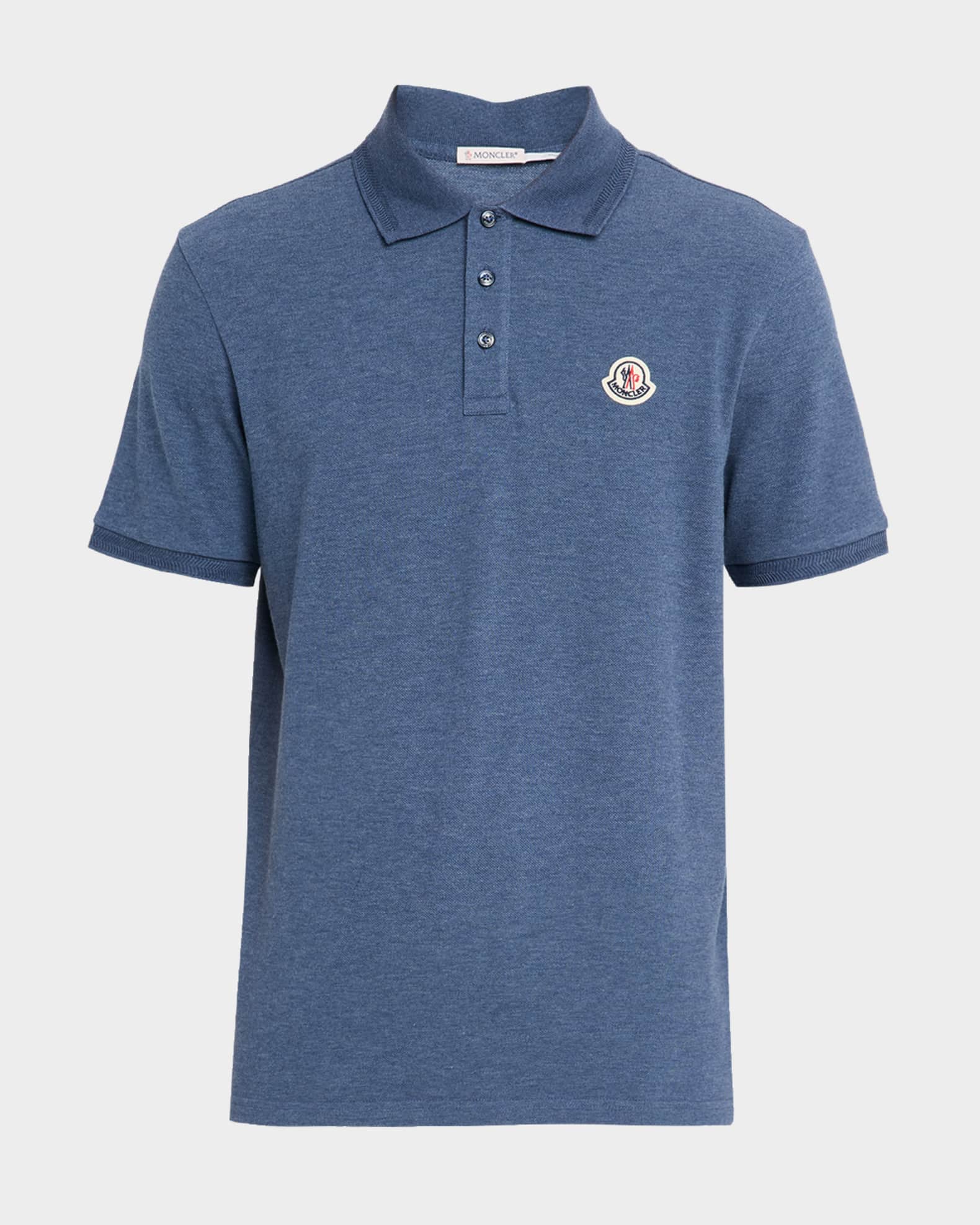Men's Chest-Logo Pique Polo Shirt 0