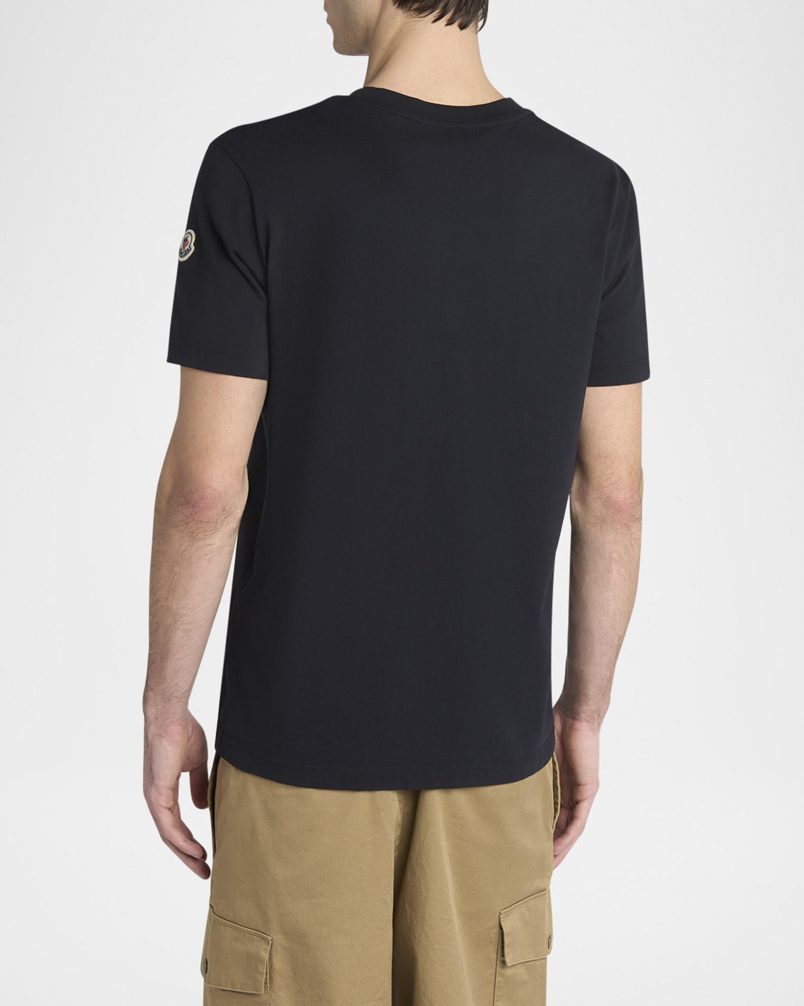 Moncler Men's Monogram Applique Crewneck T-Shirt | Neiman Marcus
