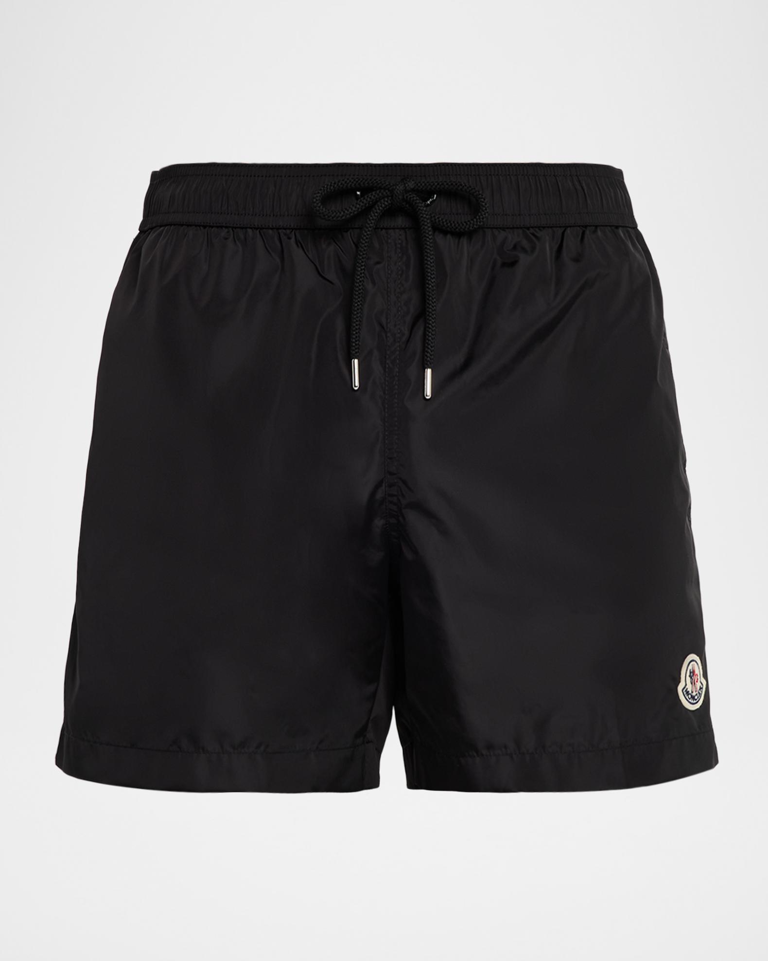 Moncler Men's Drawstring Swim Shorts | Neiman Marcus