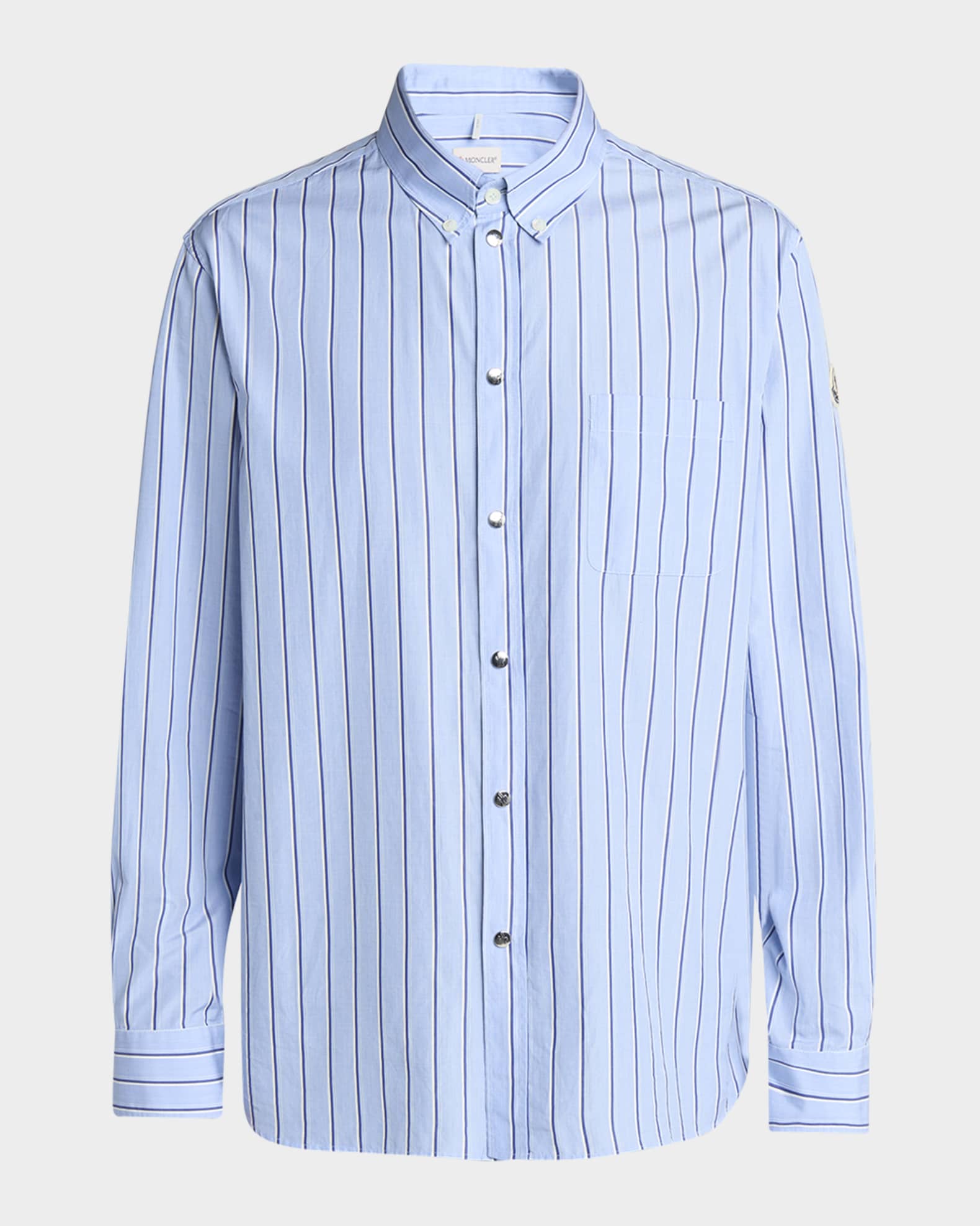 Men's Wool Multi-Stripe Sport Shirt 0