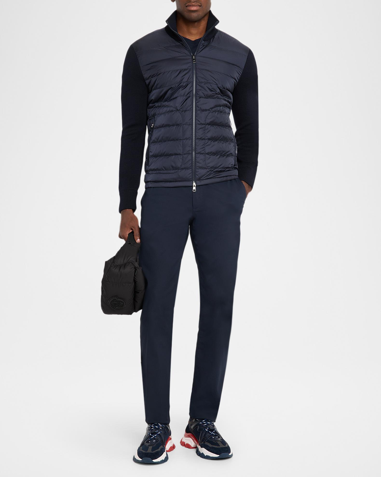 ☆‼️MONCLERアンファ上下セット Moncler Men's Archivio Basic Puffer Wool Sleeve Cardigan | Neiman