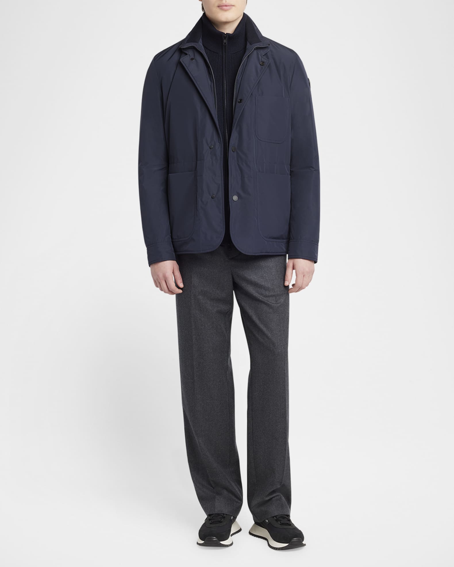 Men's Edit Navy Brieuc Jacket 1