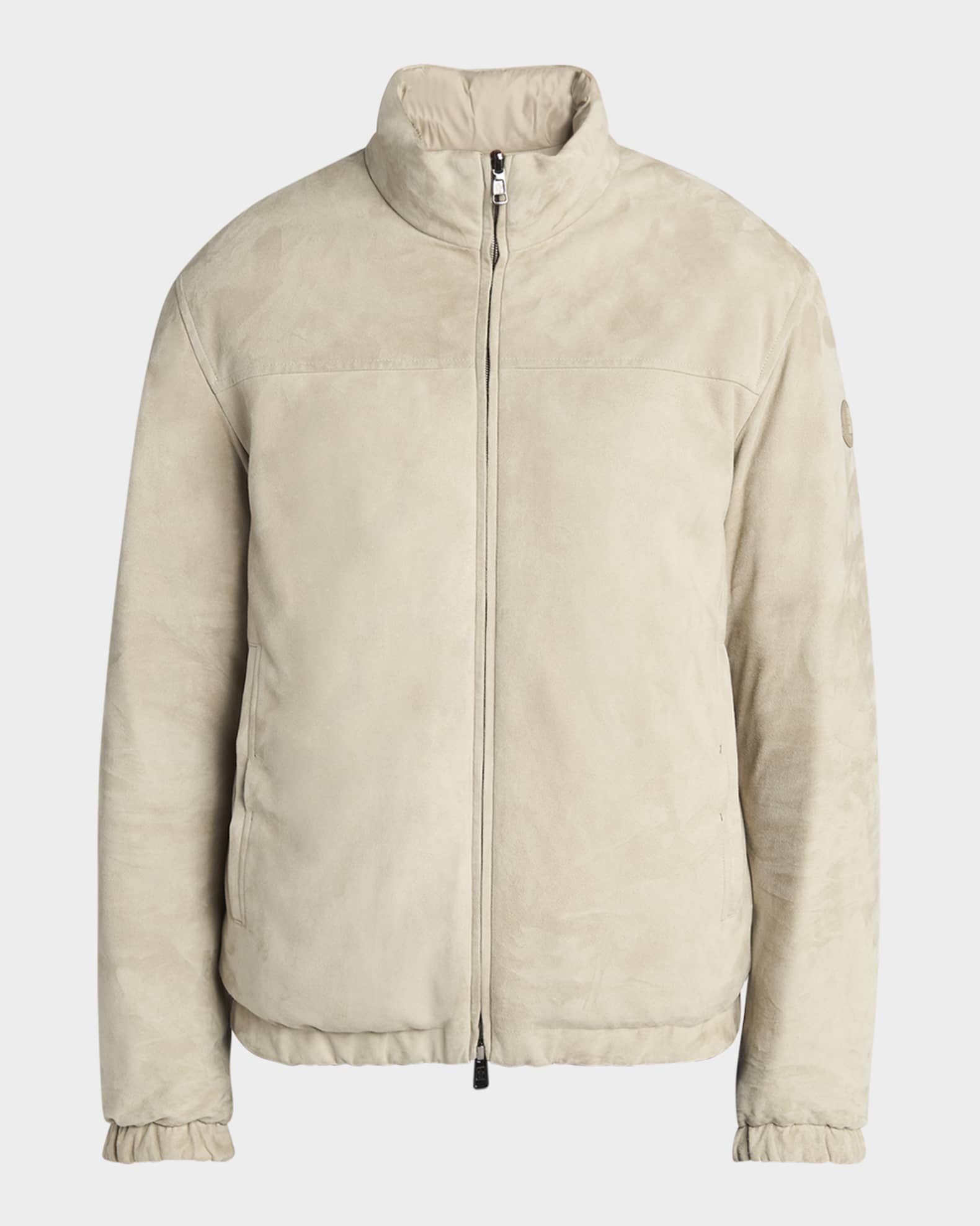 Men's Cernay Reversible Suede and Quilted Jacket 0