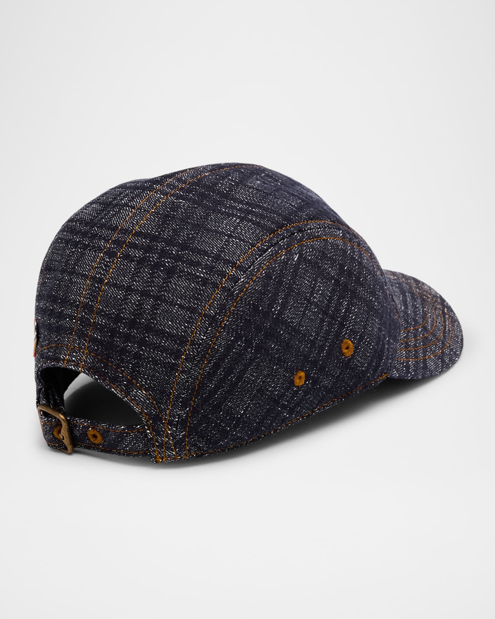 Men's Denim Check Baseball Cap 1