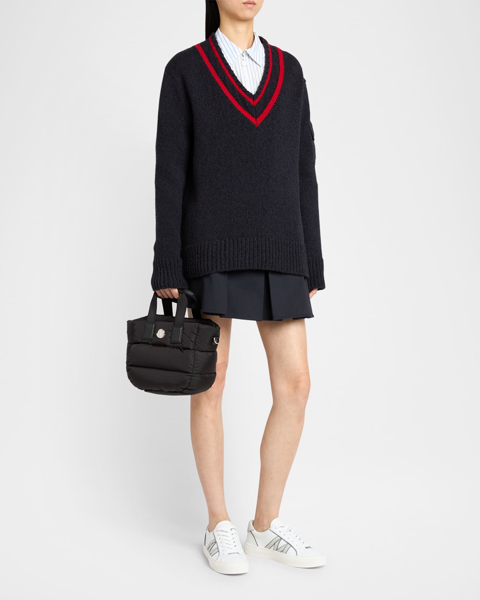 Moncler Caradoc Water-Repellent Mini Tote Bag | Neiman Marcus