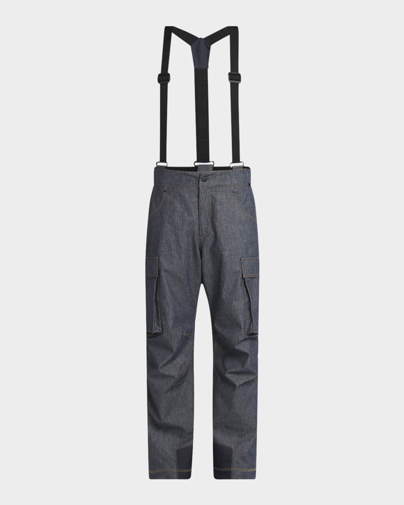Moncler Grenoble Men's Tech Denim Ski Pants | Neiman Marcus