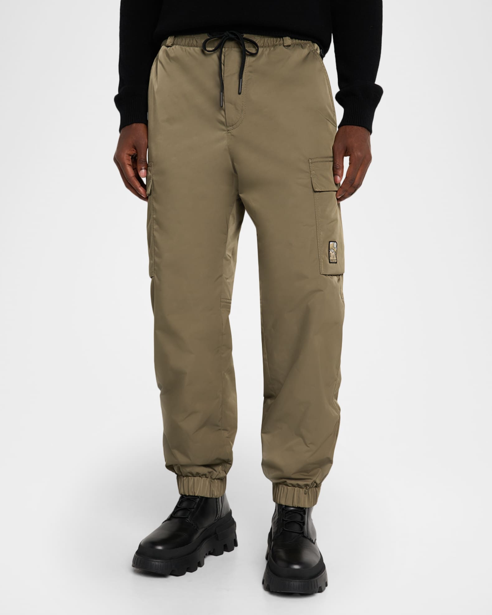 Moncler Grenoble Men's Gabardine Cargo Pants | Neiman Marcus