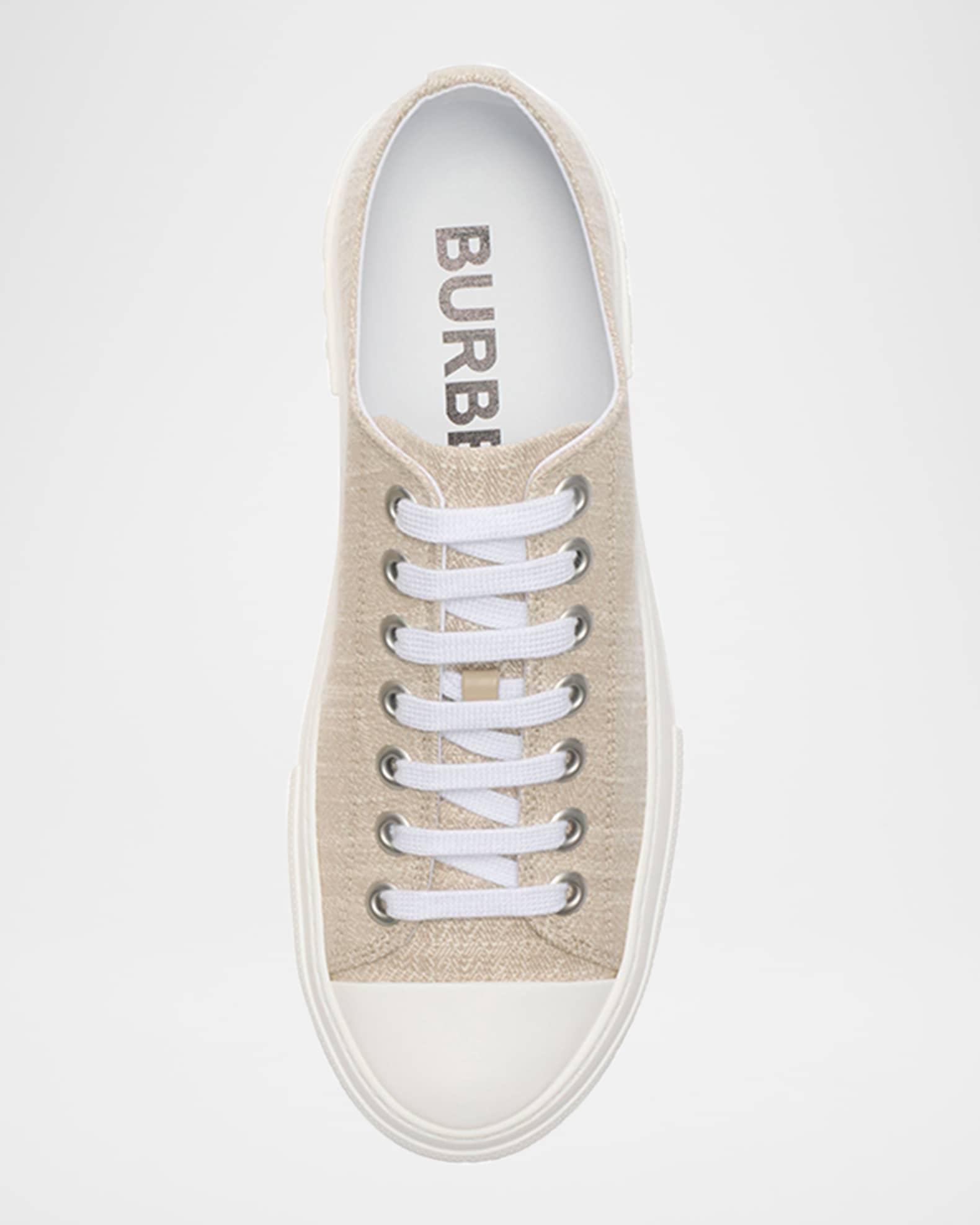 Burberry Jack Low-Top Canvas Sneakers | Neiman Marcus
