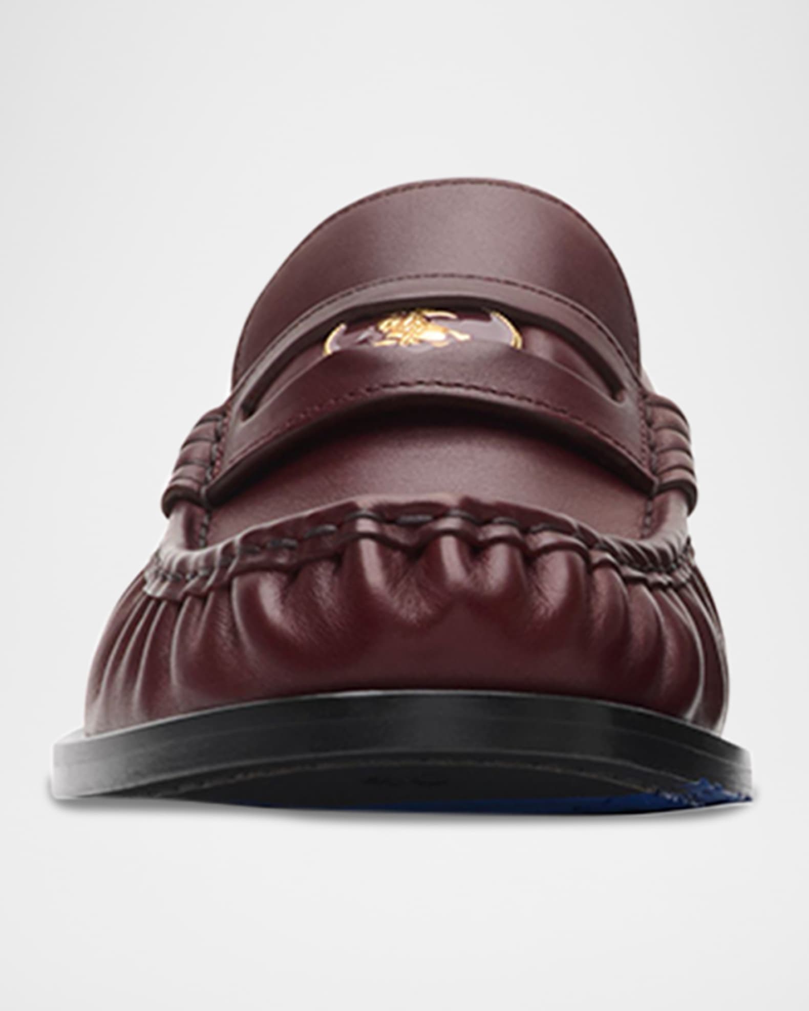 ローファー・オックスフォード Burberry Cadet Penny Loafers In Smooth Leather Burberry Cadet EKD Leather Penny Loafers | Saks Fifth Avenue