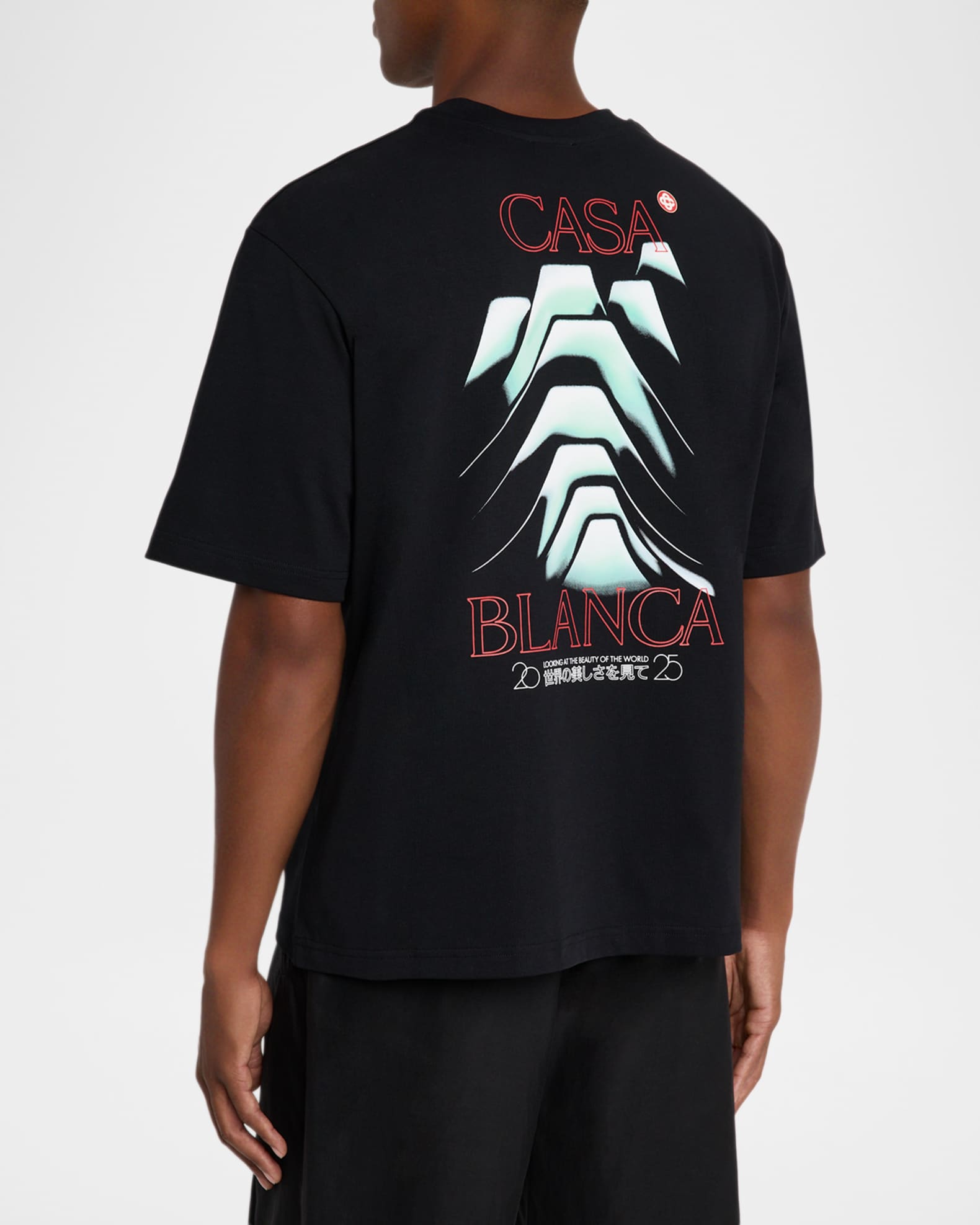 CASABLANCA Men's Frosty Mountain Logo Graphic T-Shirt