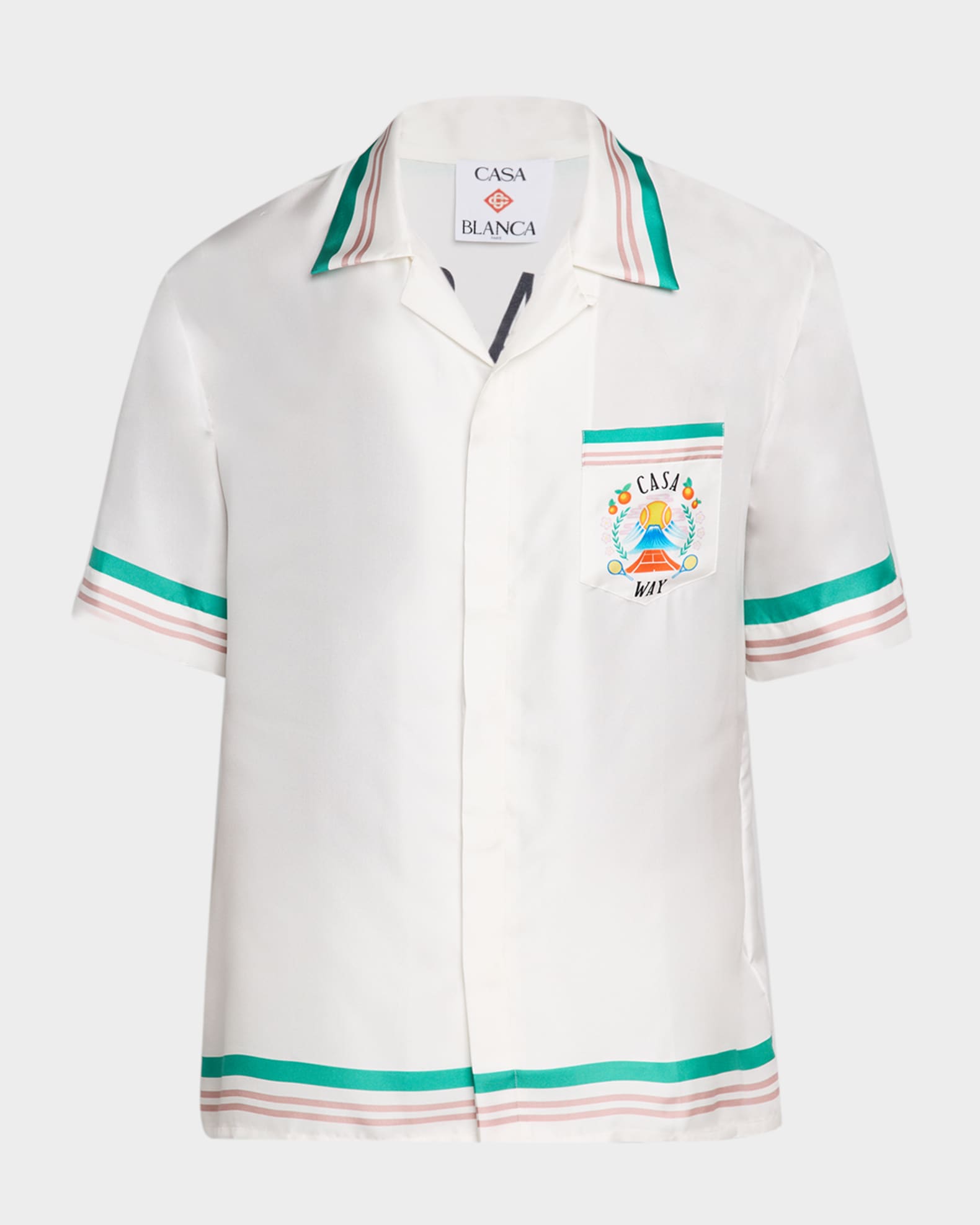 Men's Silk Casa Way Short-Sleeve Shirt 0