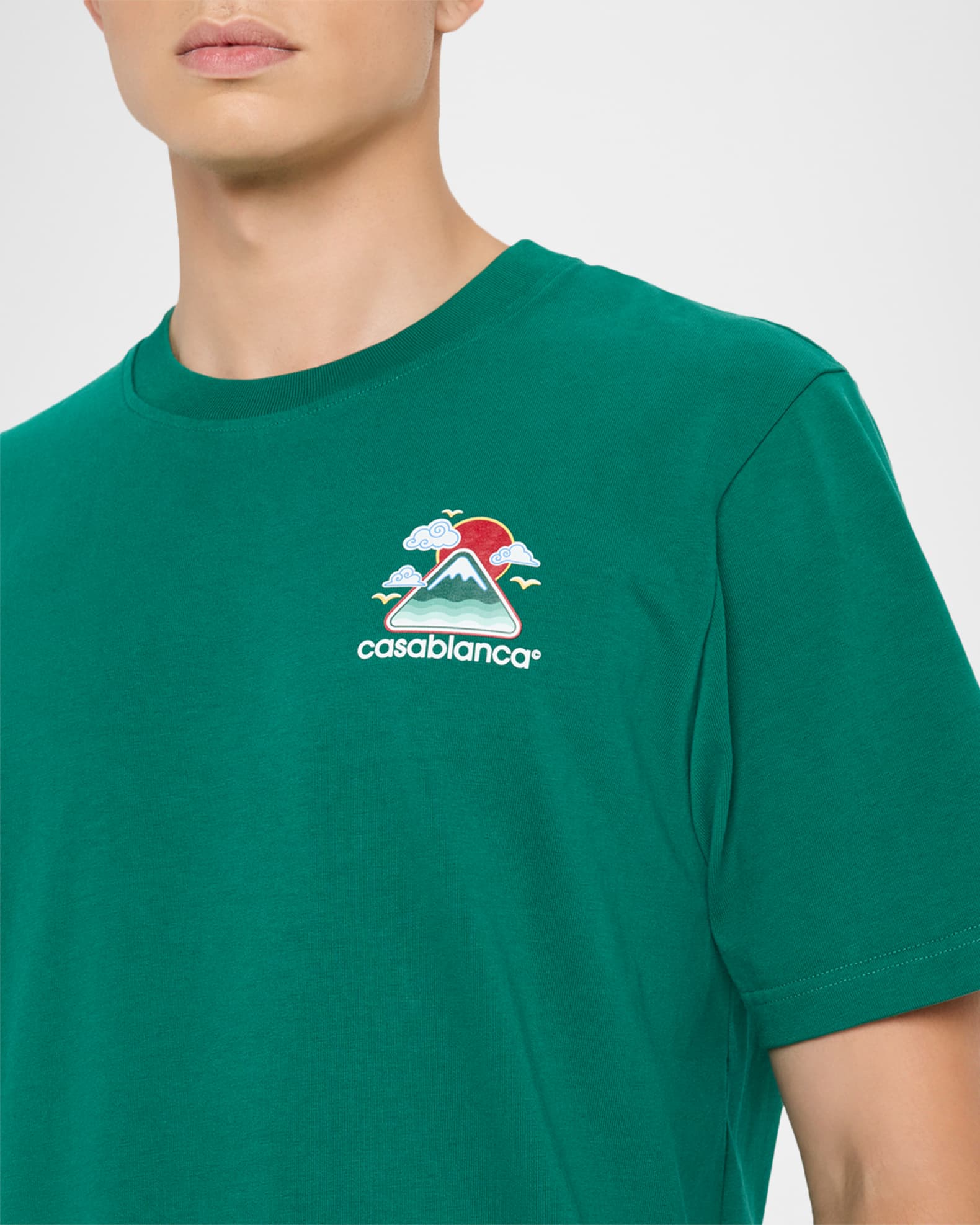 【関税込み】CASABLANCA Mountains T-Shirt Montagne Ondulee Short Sleeve T-Shirt – Casablanca