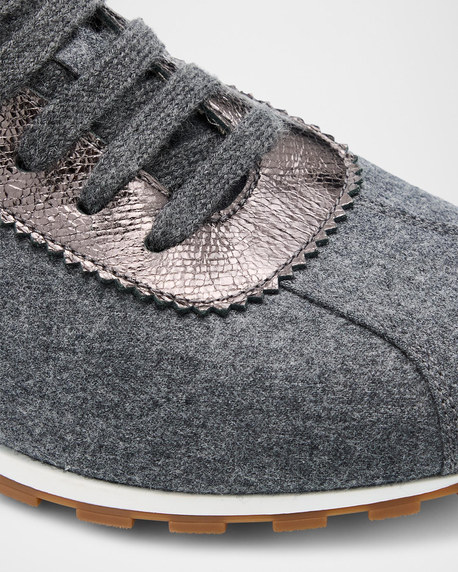 New Brunello Cucinelli Men Slip-on Sneaker Size 40 Brunello Cucinelli Suede slip-on sneakers for Men - Grey in  main image 4