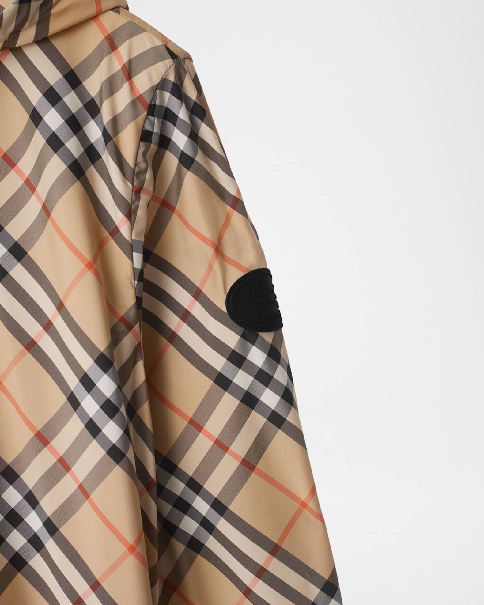 Burberry Salcombe Check Zip Track Jacket | Neiman Marcus