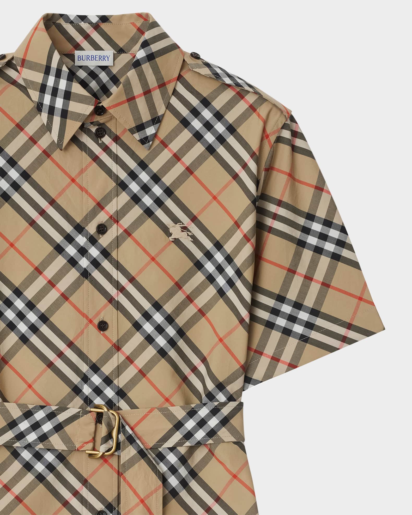 【正規品】Checked Shirt Mini Dress PAIGE Jaxsyn Belted Mini Shirt Dress | Bloomingdale's