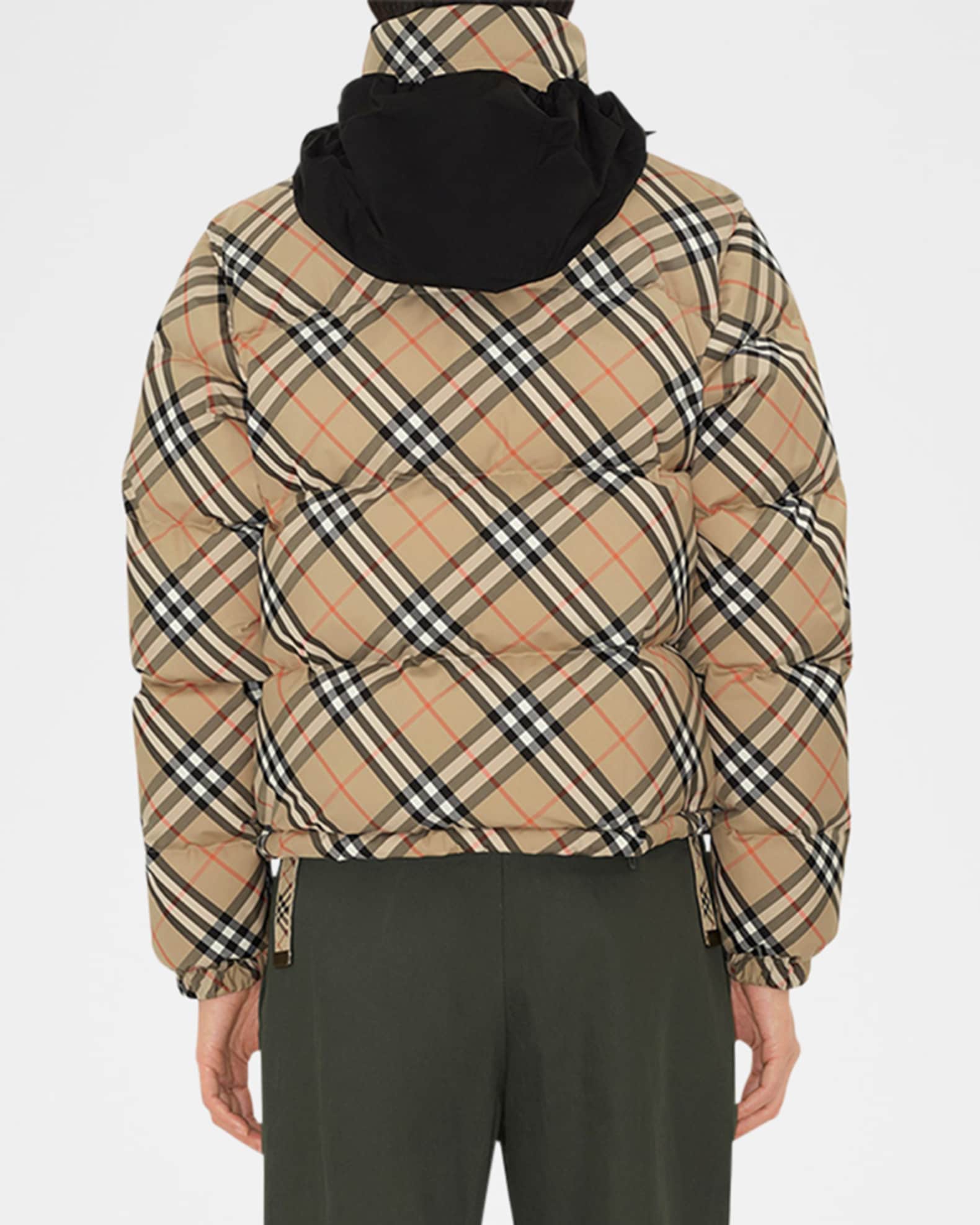BURBERRYアウター Burberry Ambleside Check Puffer Jacket | Neiman Marcus