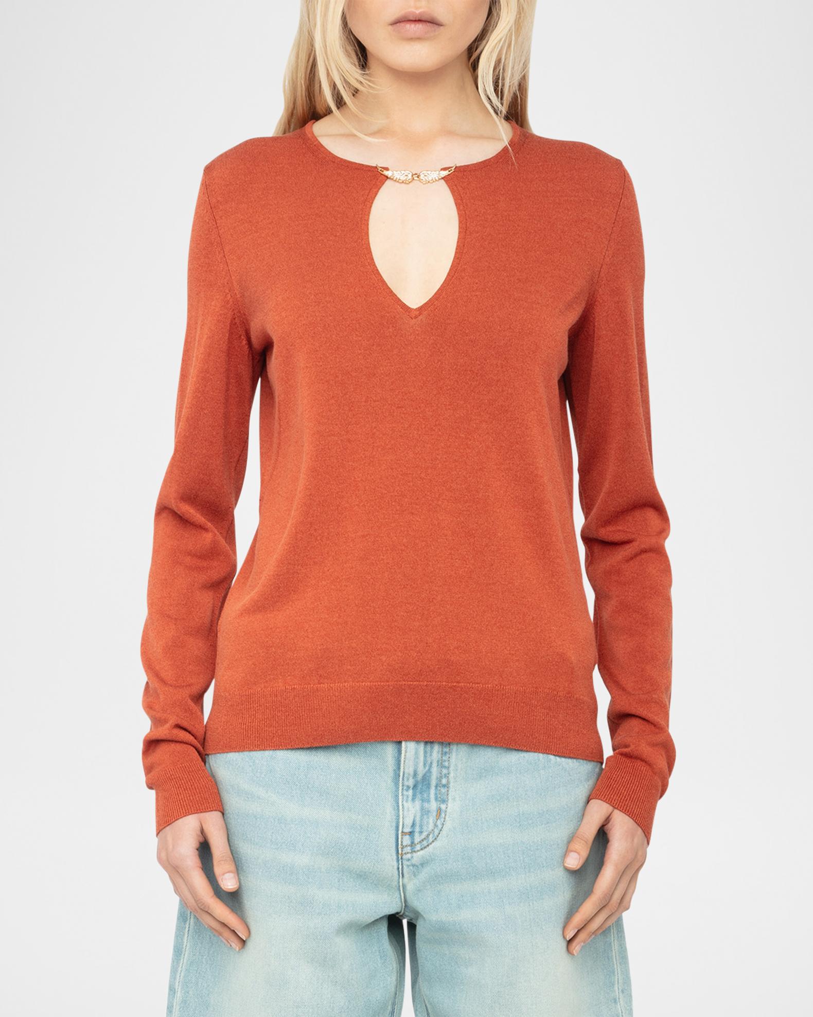 Zadig & Voltaire Sayan Cotton-Blend Sweater | Neiman Marcus